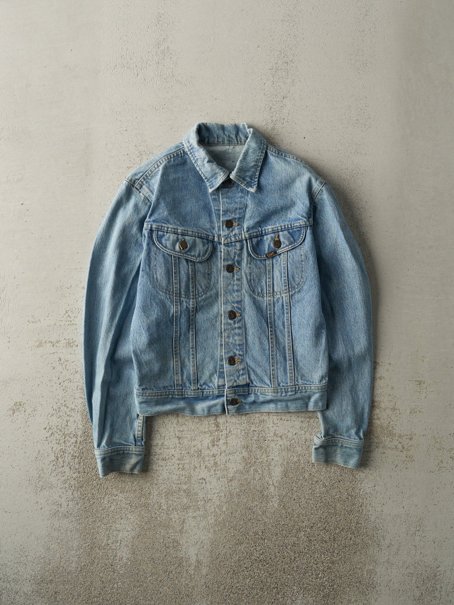 Vintage 90s Light Wash Lee Denim Jacket (XS)