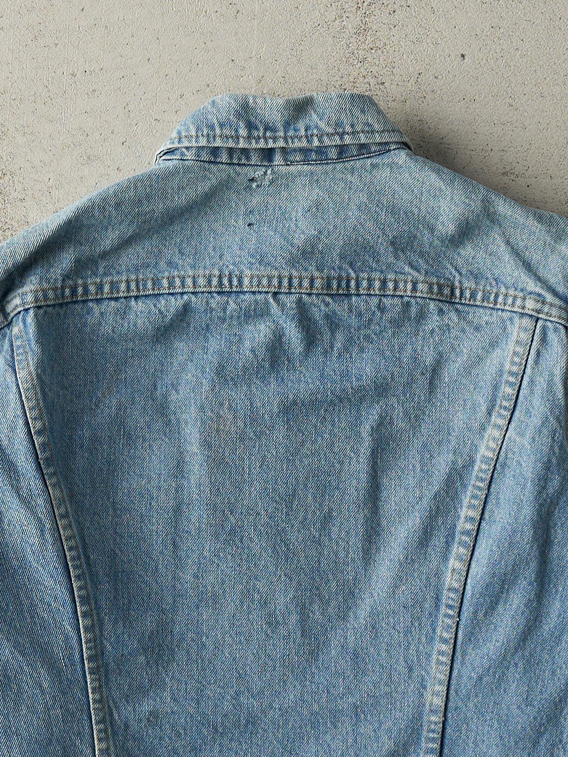 Vintage 90s Light Wash Lee Denim Jacket (XS)