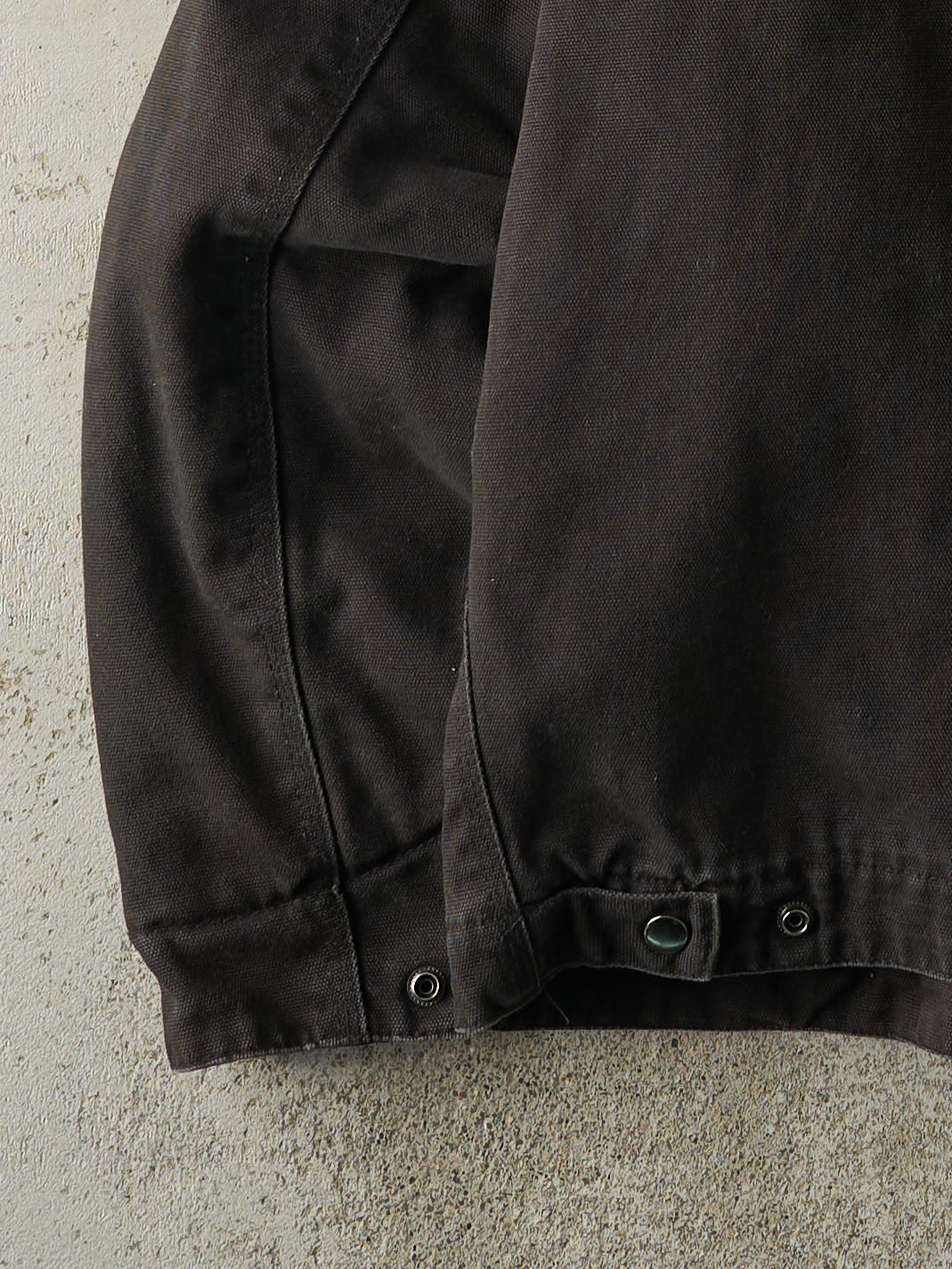 Vintage 90s Black Embroidered Detroit Style Work Jacket (XL)