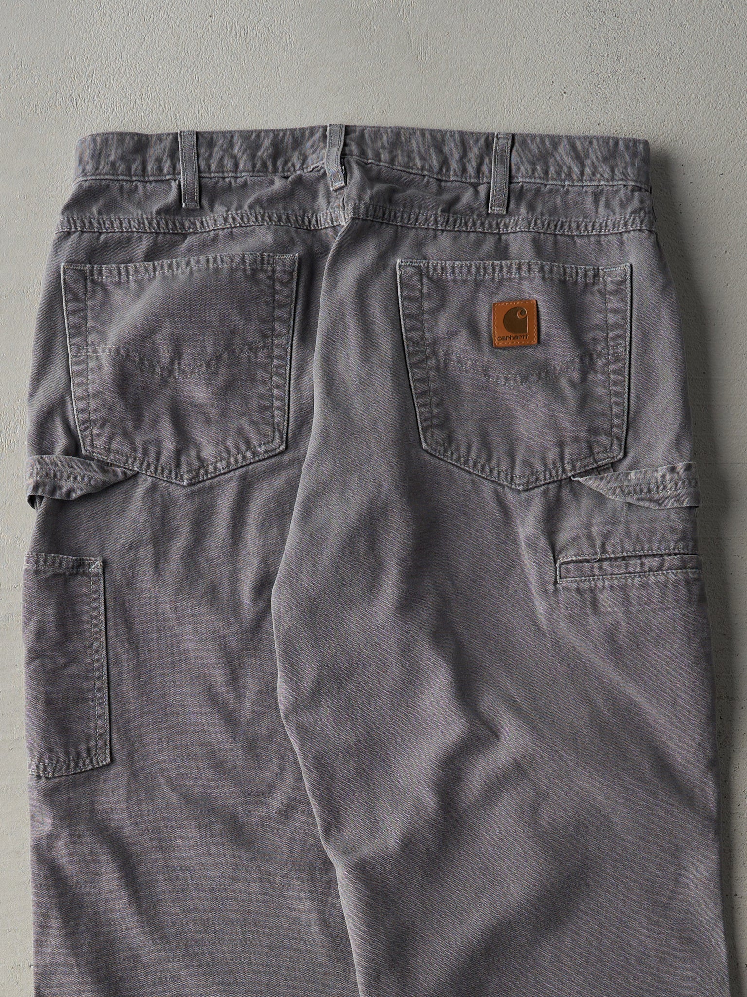 Vintage Y2K Grey Carhartt Light Weight Carpenter Pants (33x30)