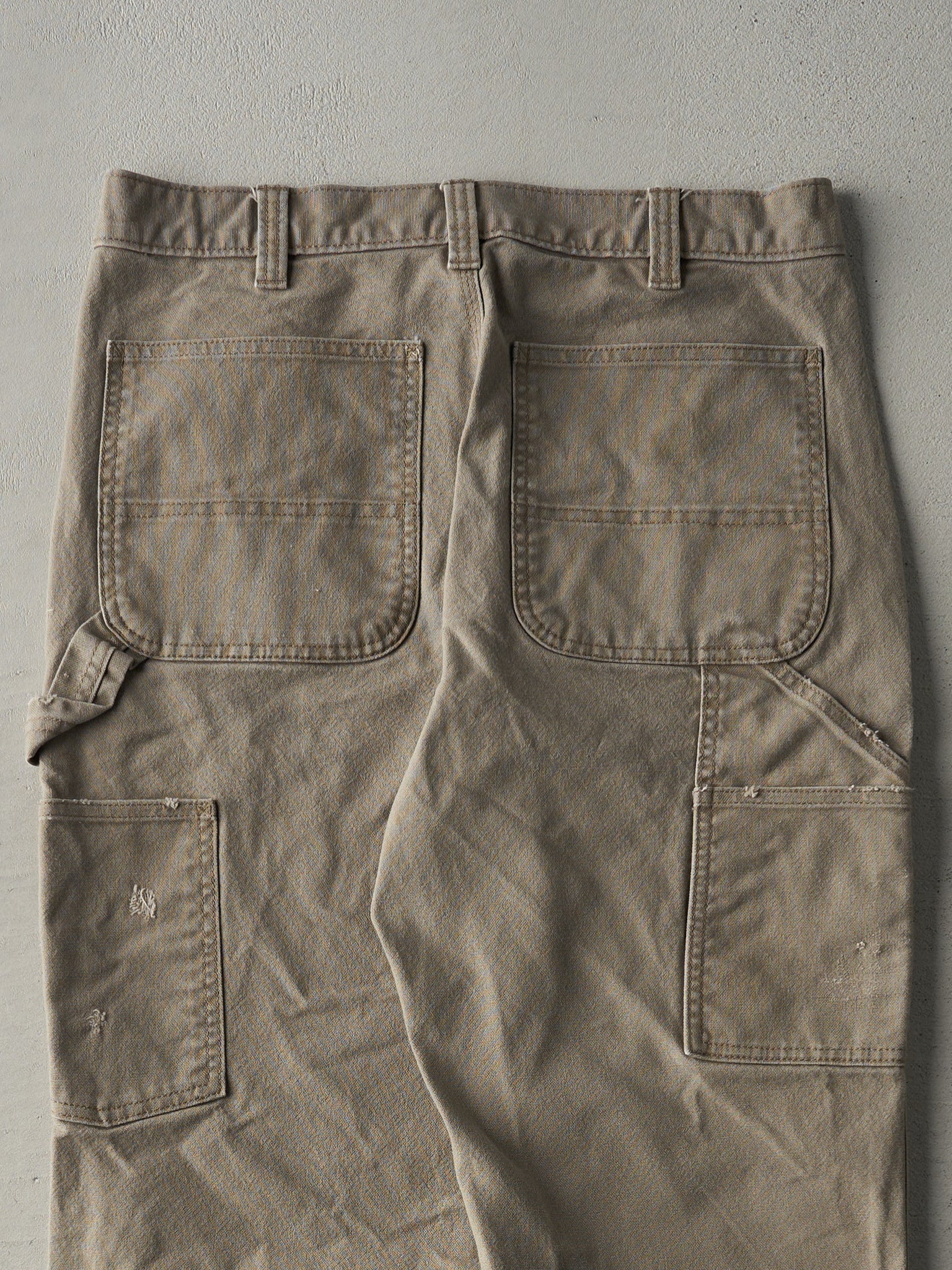 Vintage 90s Beige Relaxed Fit Carhartt Carpenter Pants (32x32.5)