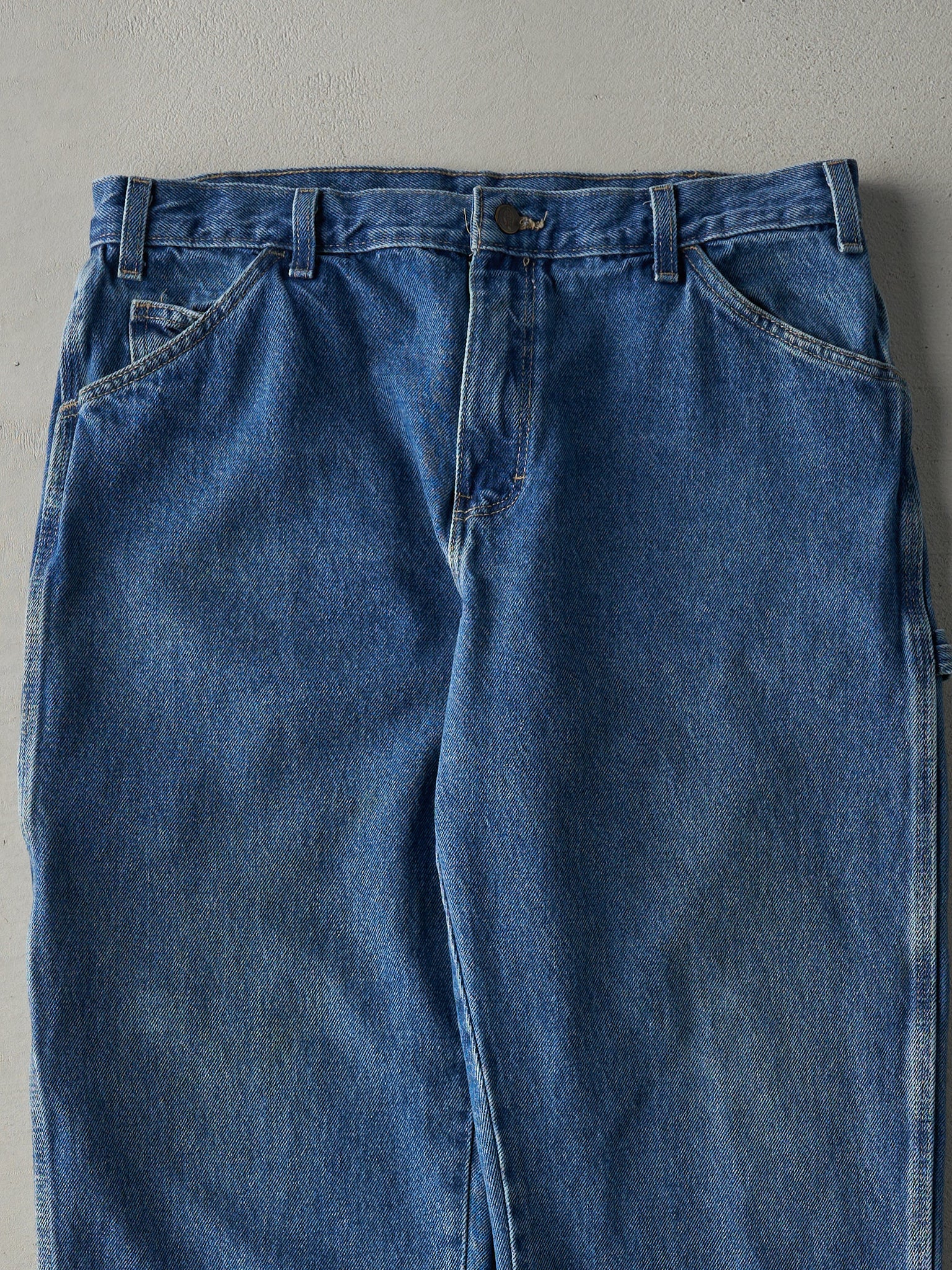 Vintage 90s Mid Wash Dickies Carpenter Jeans (35x29)