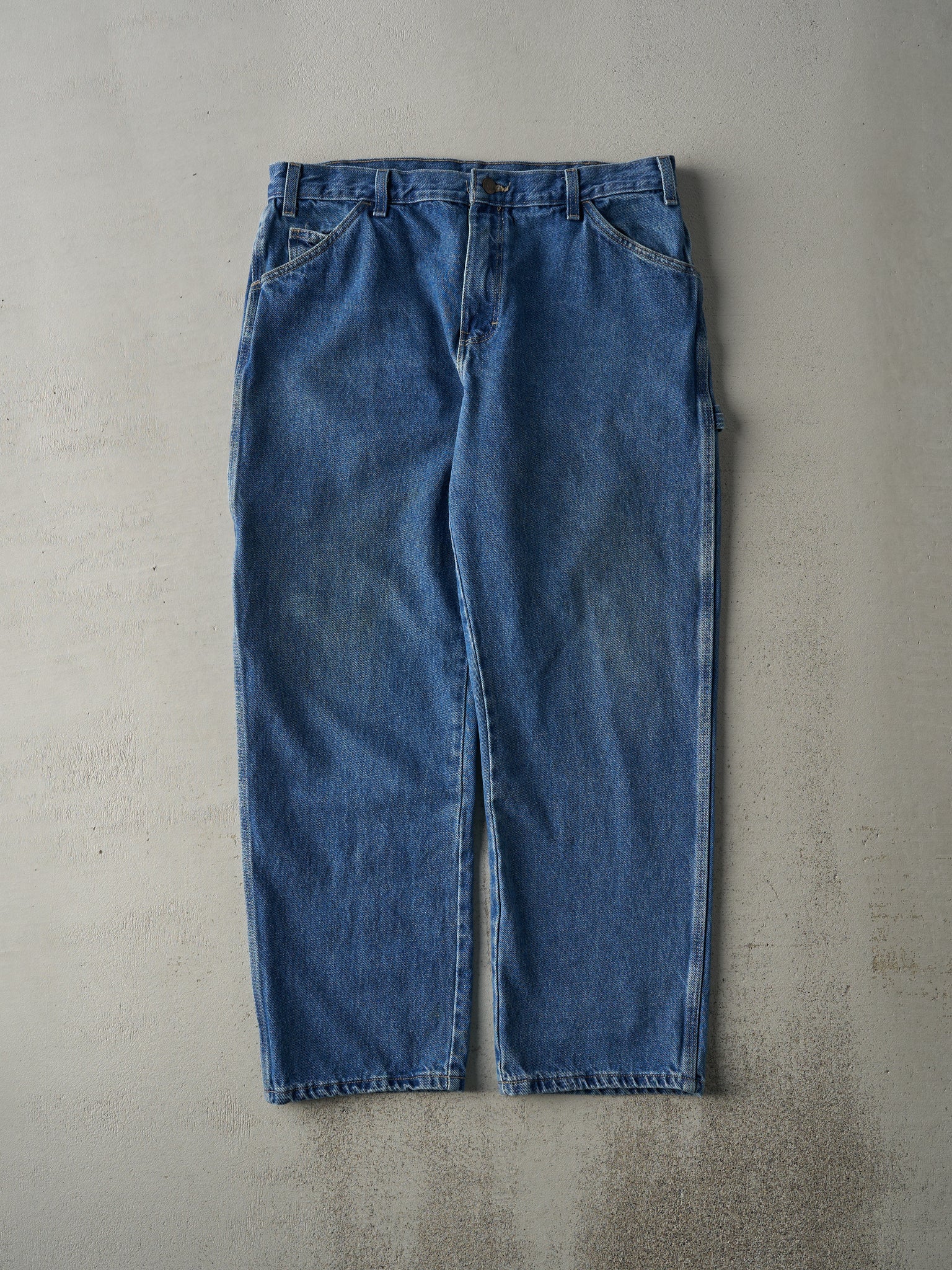 Vintage 90s Mid Wash Dickies Carpenter Jeans (35x29)