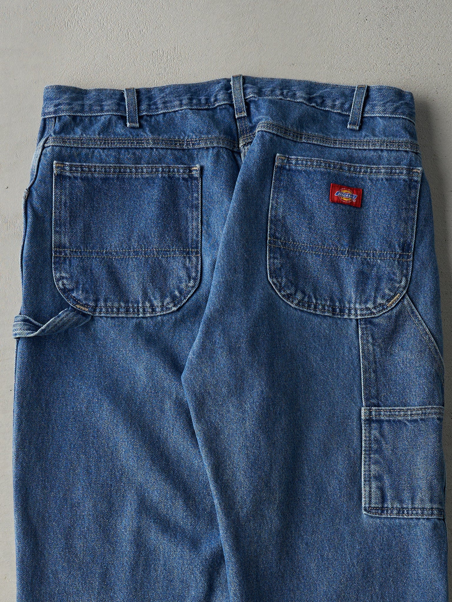 Vintage 90s Mid Wash Dickies Carpenter Jeans (35x29)