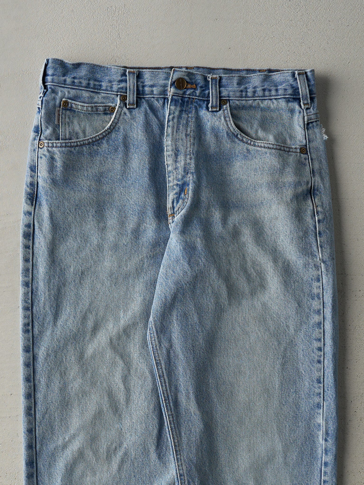 Vintage Y2K Light Wash Relaxed Fit Carhartt Jeans (32x33)