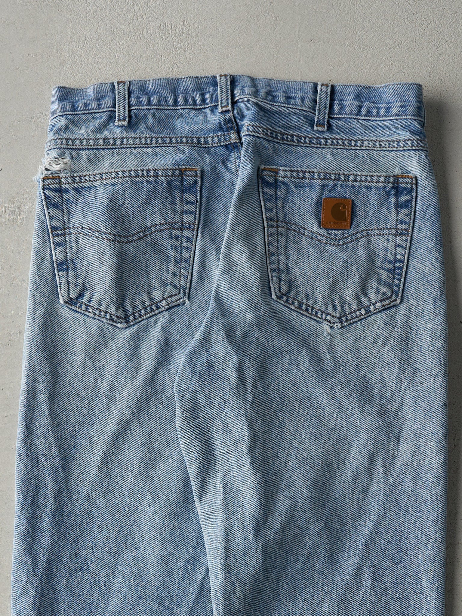 Vintage Y2K Light Wash Relaxed Fit Carhartt Jeans (32x33)