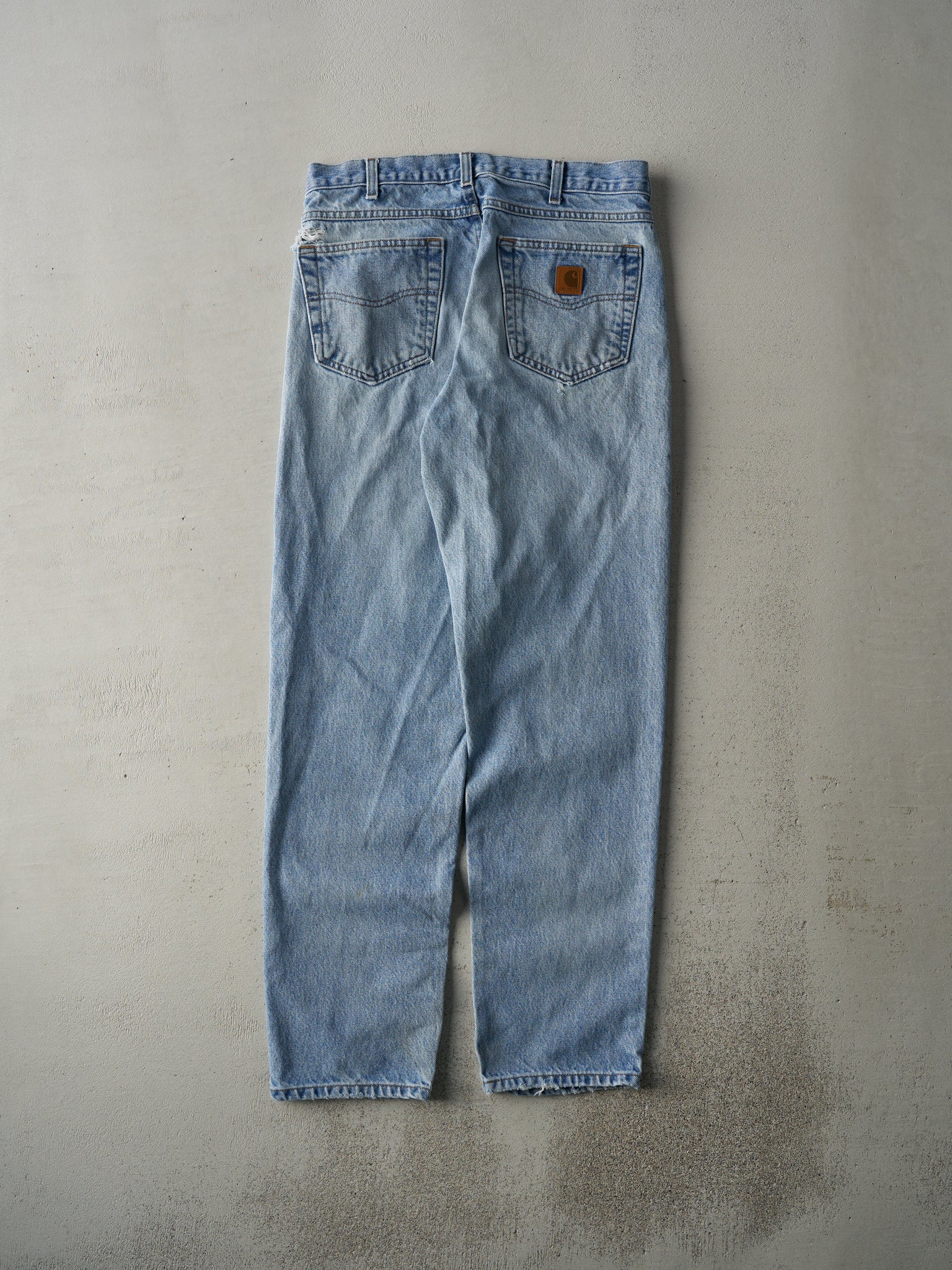 Vintage Y2K Light Wash Relaxed Fit Carhartt Jeans (32x33)