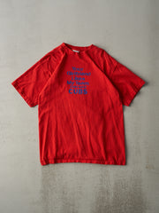 Vintage 06' Red "Your Girlfriend Likes My Team" Chicago Cubs Tee (M)