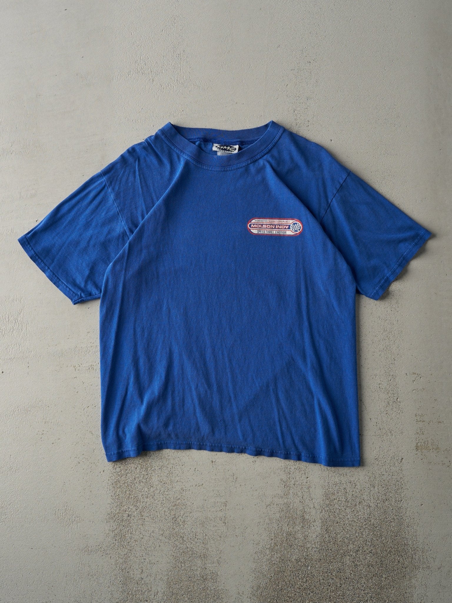 Vintage 02' Blue Toronto Molson Indy Racing Tee (M)