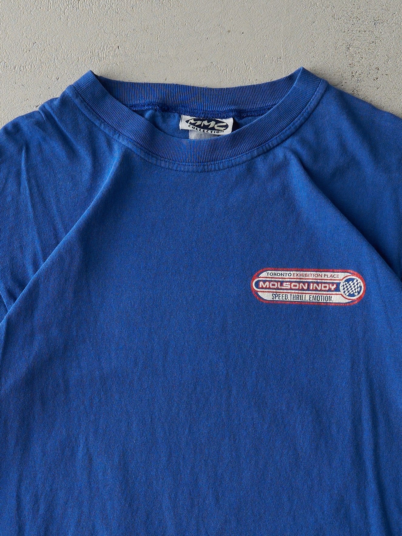 Vintage 02' Blue Toronto Molson Indy Racing Tee (M)
