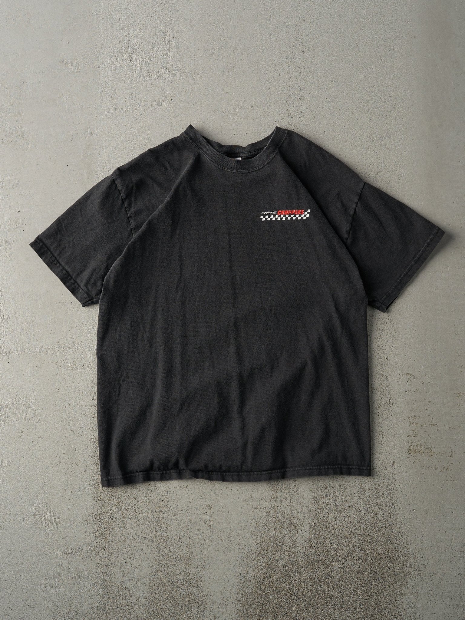 Vintage Y2K Black Performance Choppers Biker Tee (M)