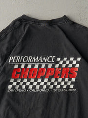 Vintage Y2K Black Performance Choppers Biker Tee (M)