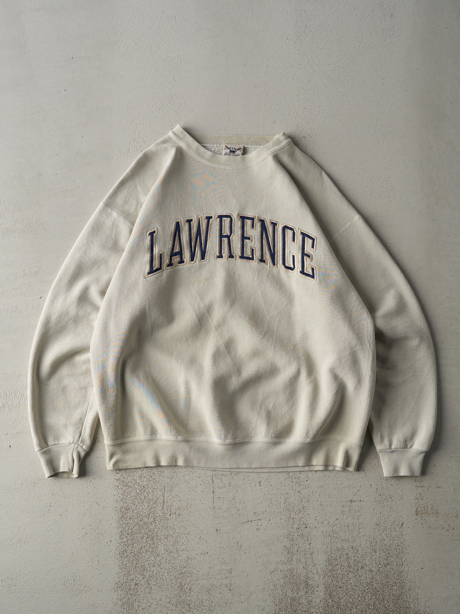 Vintage 90s Beige Lawrence University Crewneck (L)