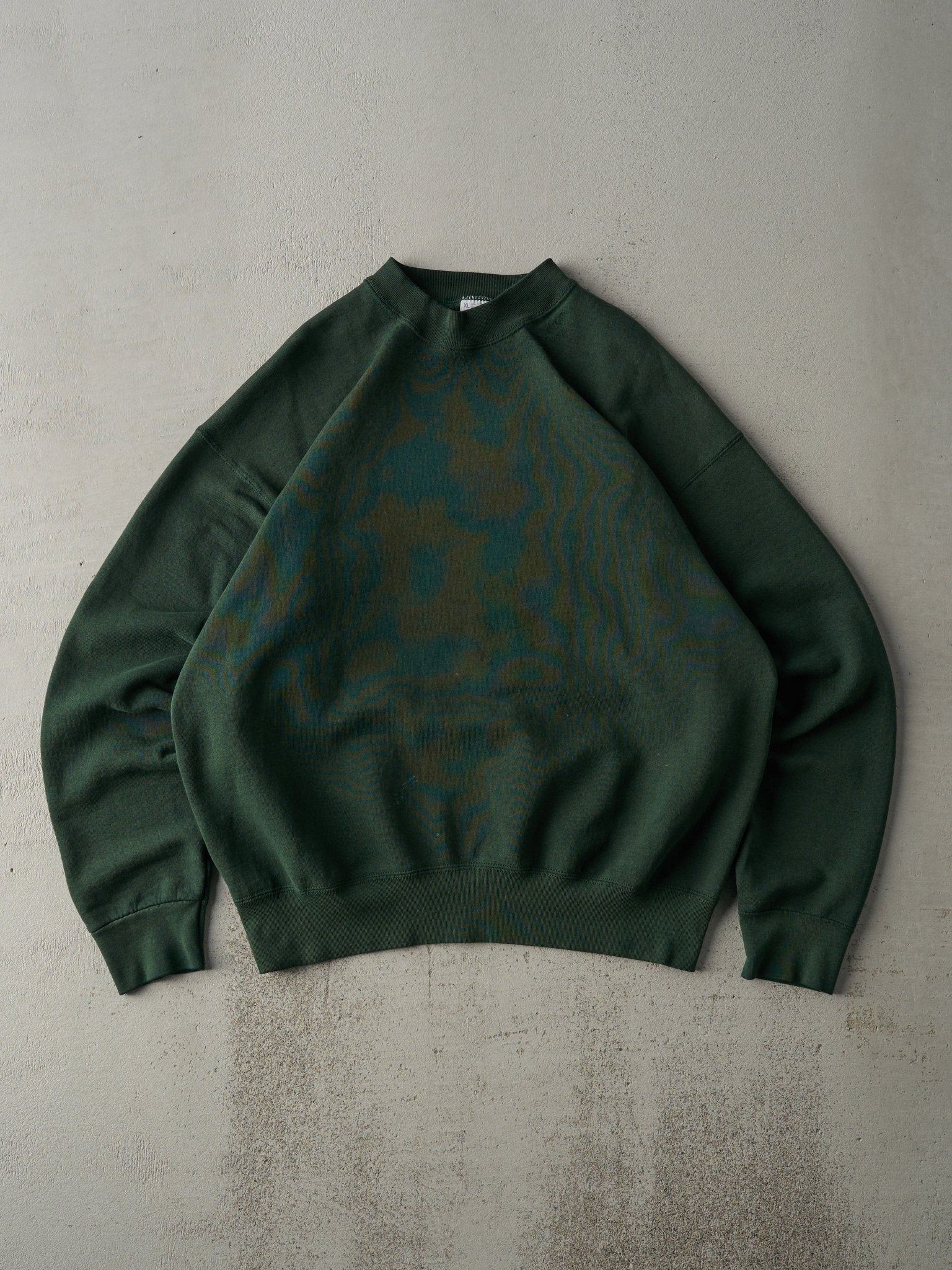 Vintage 90s Forest Green Blank Crewneck (L)