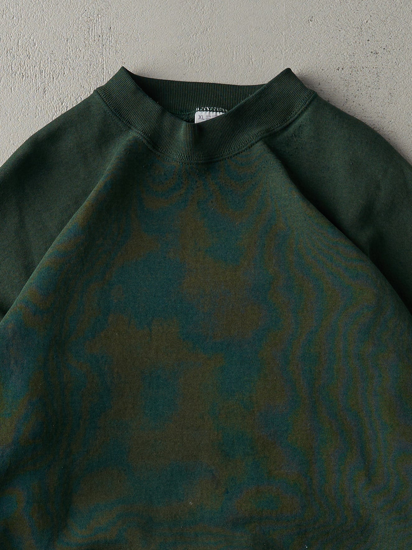 Vintage 90s Forest Green Blank Crewneck (L)