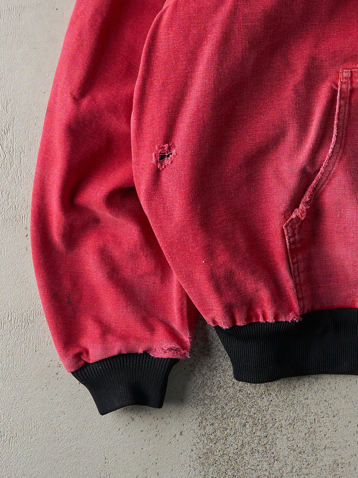 Vintage Y2K Washed Red McNeilus Steel Embroidered Logo Carhartt Workwear Jacket (M/L)
