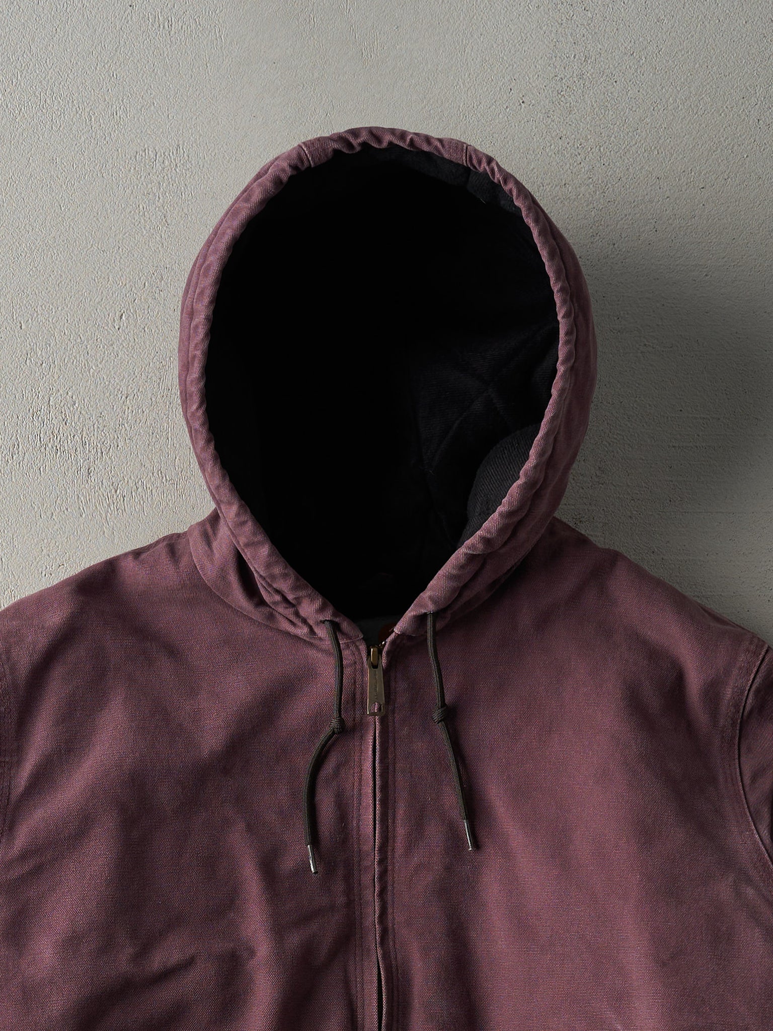 Vintage Y2K RARE Purple Carhartt Hooded Workwear Jacket (XL)