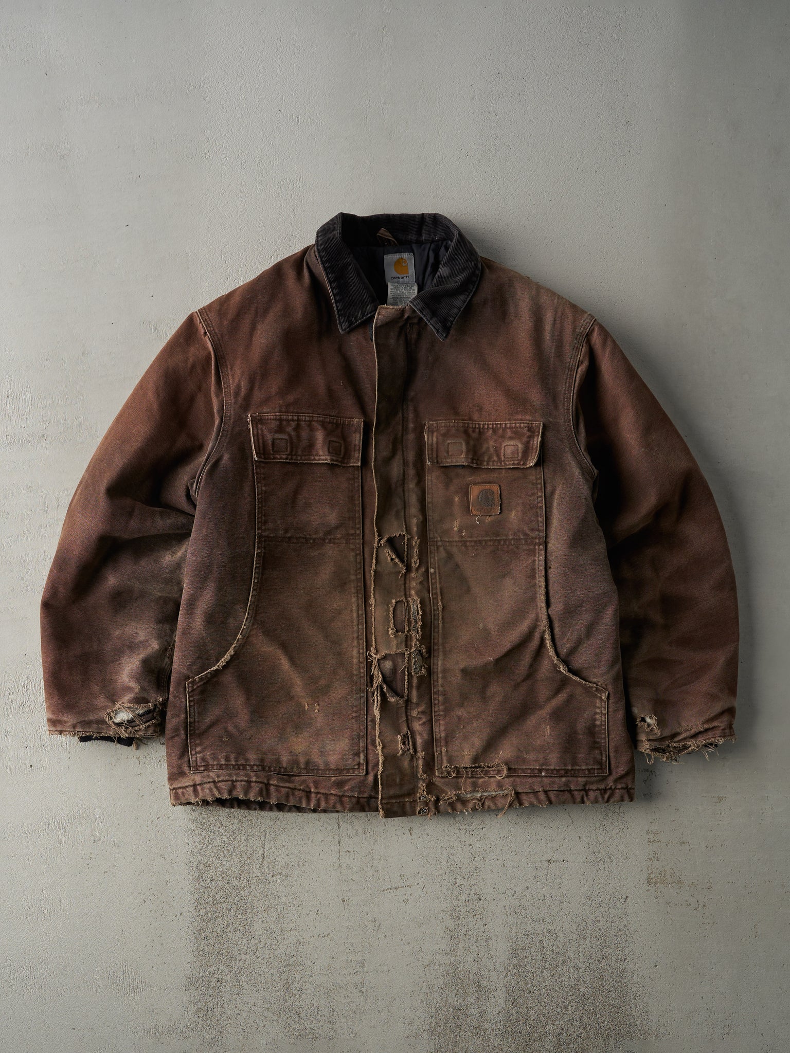 Vintage 90s Chocolate Brown Carhartt Arctic Jacket (M/L)