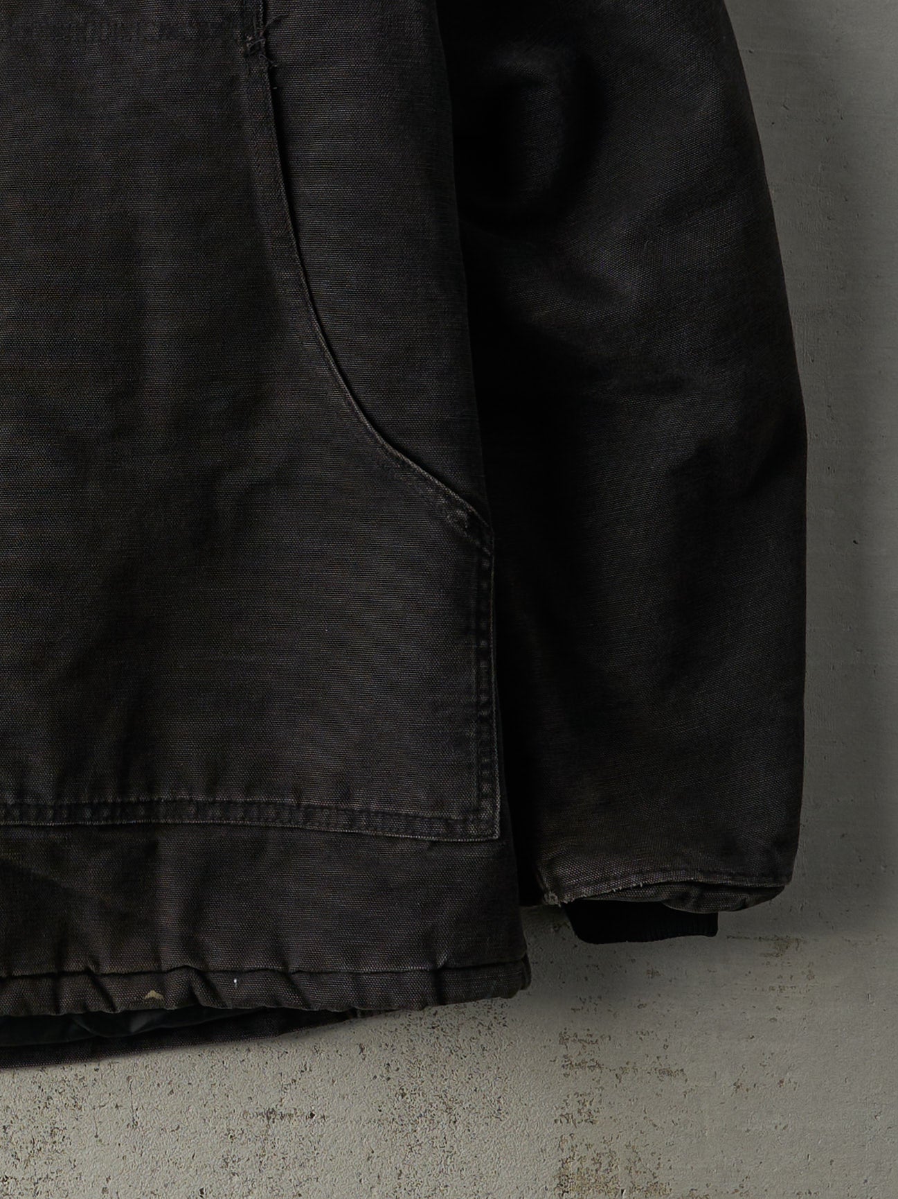 Vintage 90s Faded Black Carhartt Arctic Workwear Jacket (M/L)
