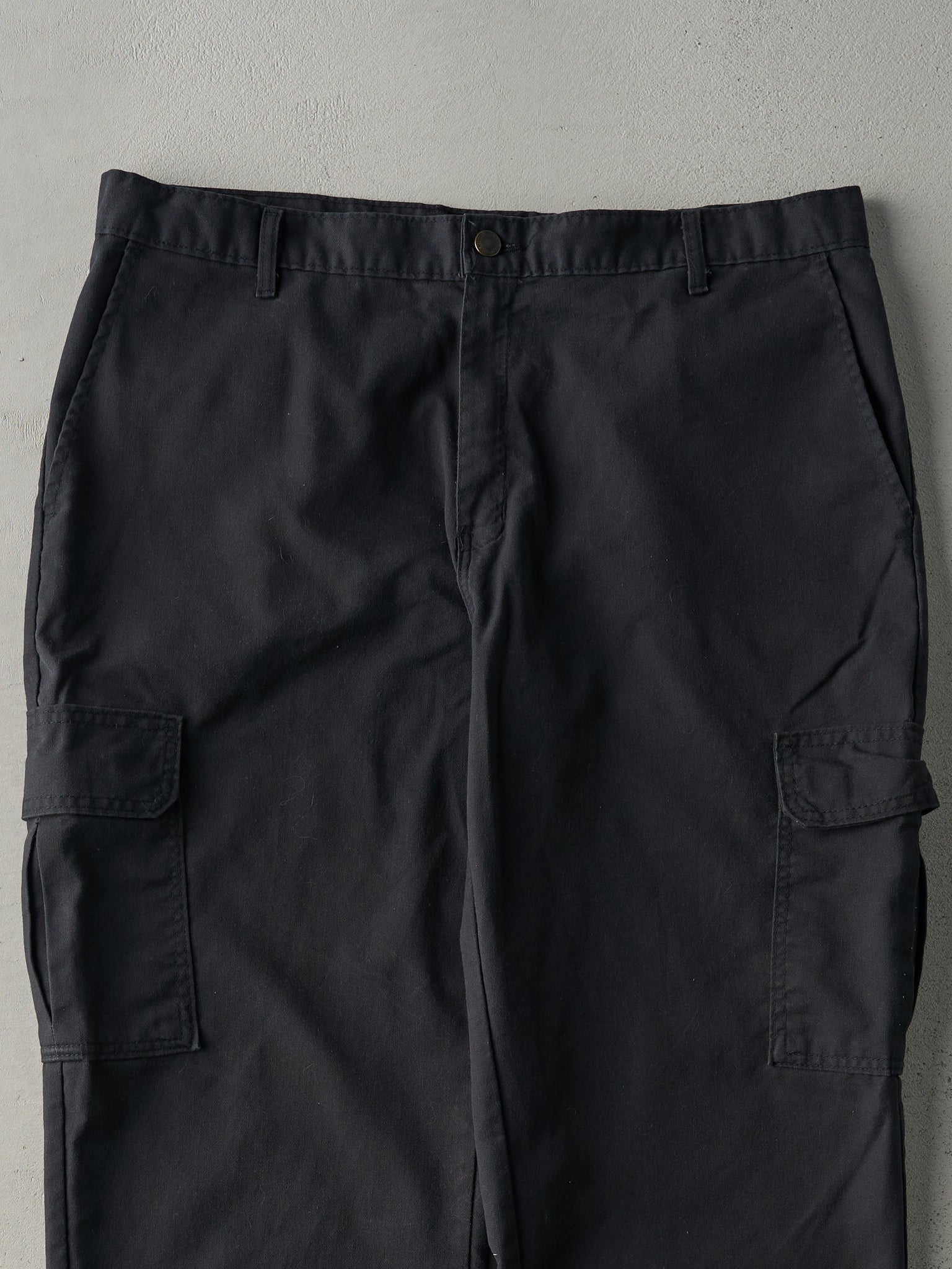 Vintage Y2K Faded Black Dickies Cargo Work Pants (37x29)