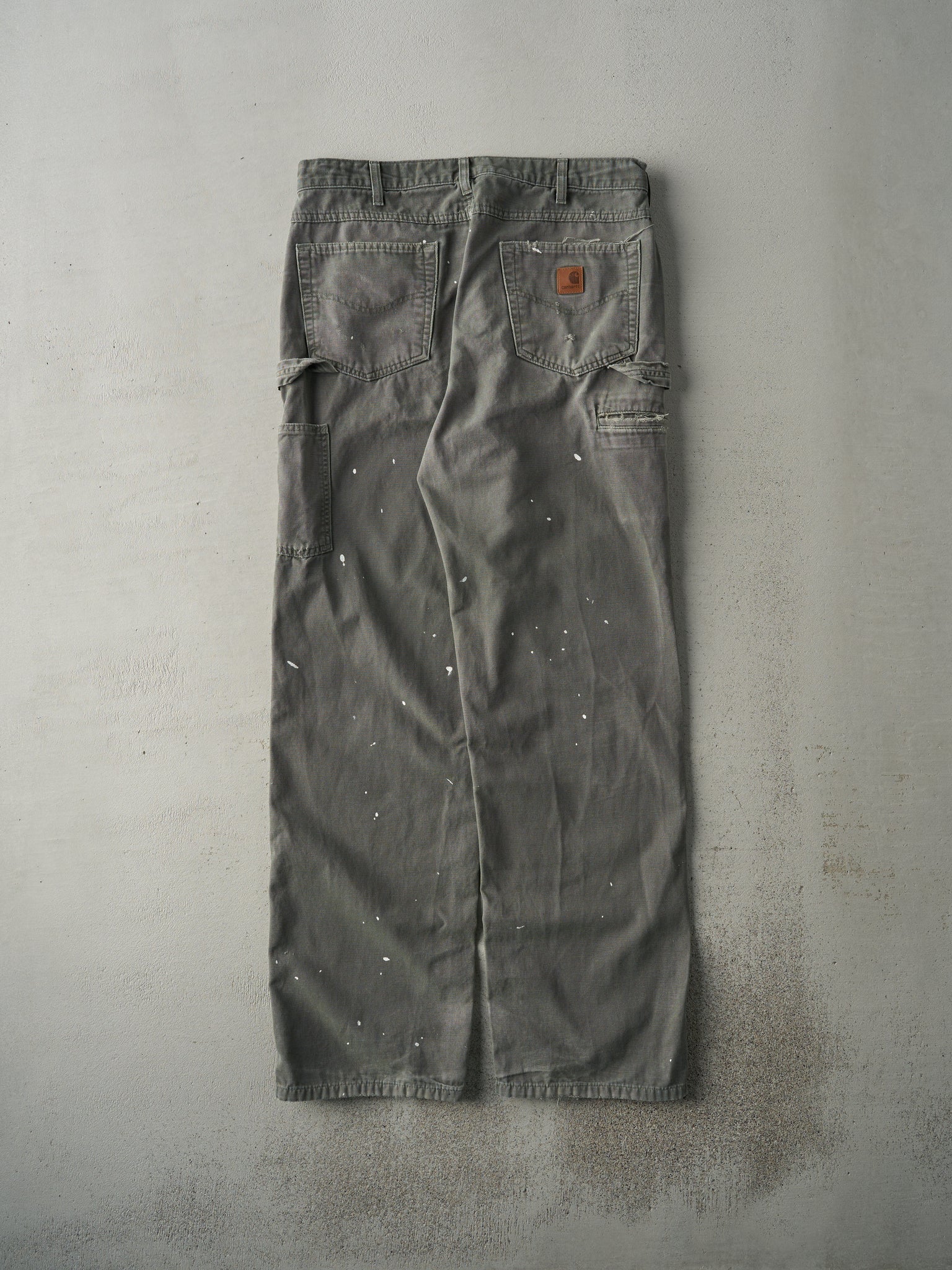 Vintage Y2K Olive Green Carhartt Carpenter Pants (35x33.5)