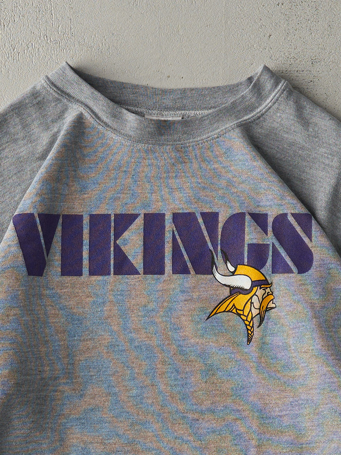 Vintage 90s Grey Minnesota Vikings Crewneck (L)