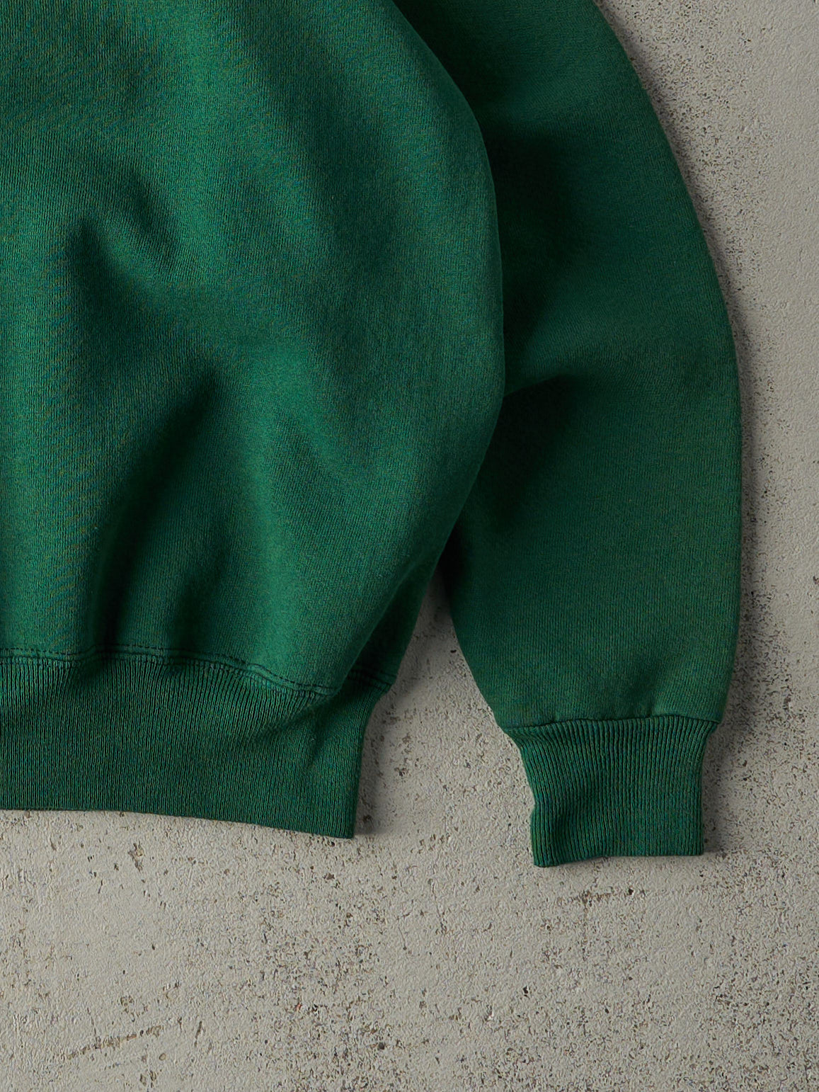 Vintage Y2K Emerald Green Blank Crewneck (M)