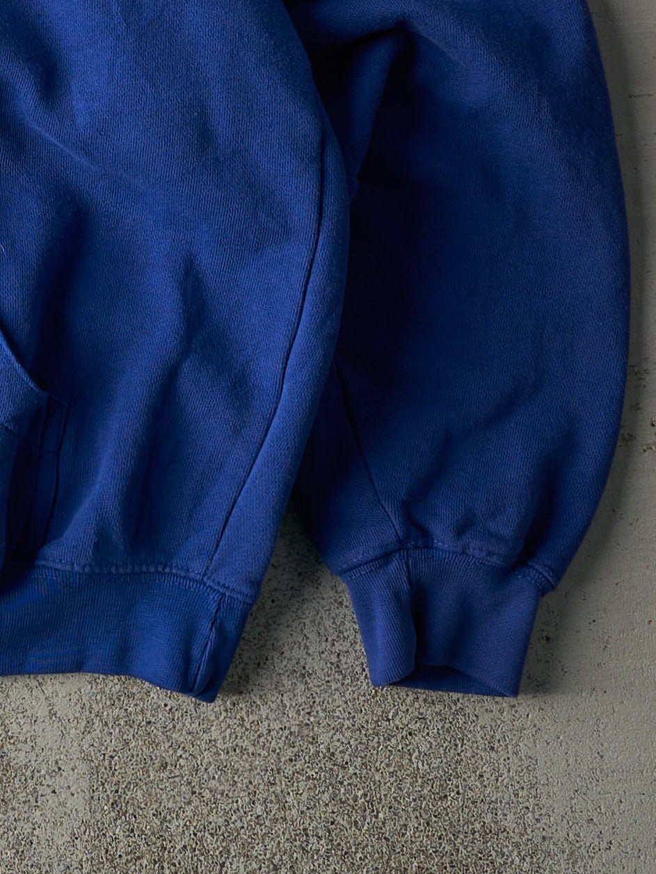 Vintage 90s Royal Blue New York Giants Embroidered Hoodie (S/M)