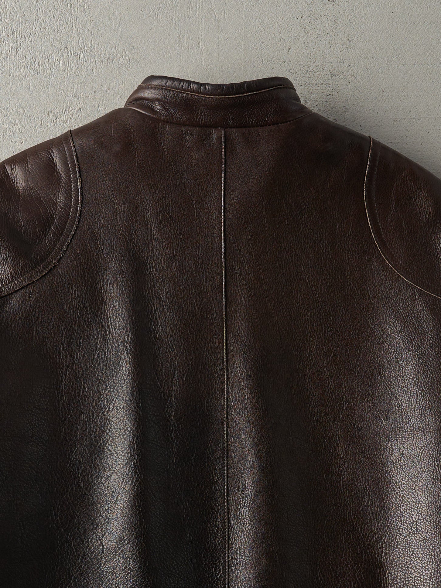 Vintage Y2K Brown Danier Leather Jacket (S)