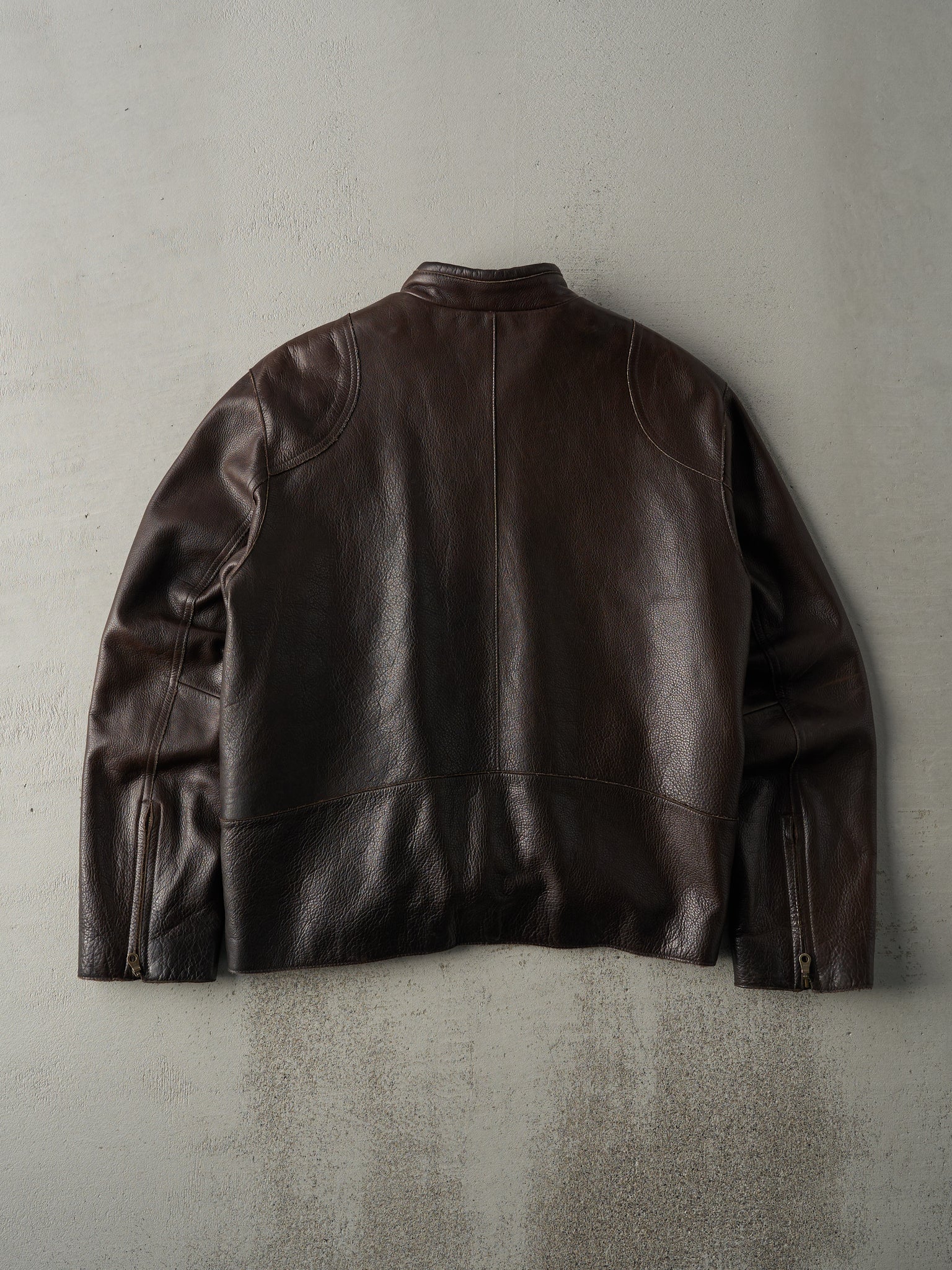 Vintage Y2K Brown Danier Leather Jacket (S)