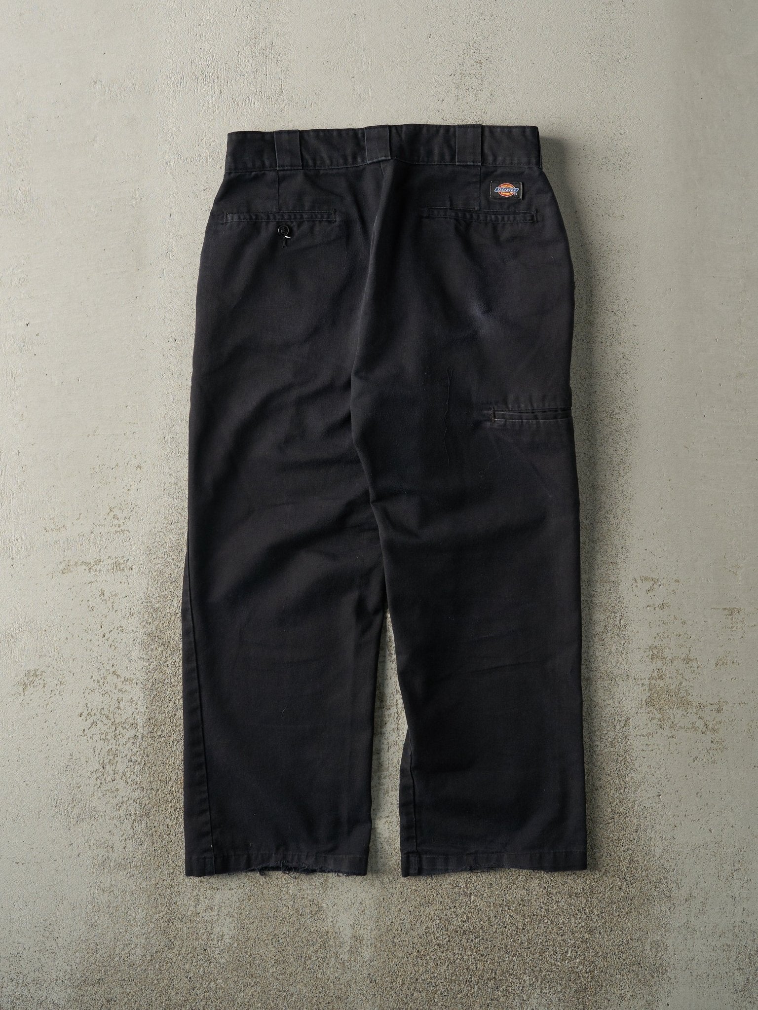 パンツ 90s usa Dickies black wide work pants Vintage 90s Black Dickies Work Pants (31x25.5) – Rebalance Vintage