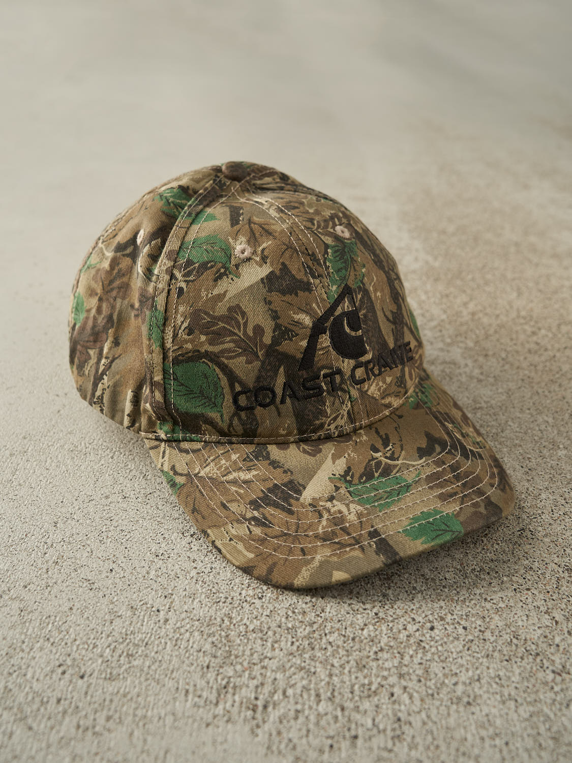 Vintage Y2K Camo Carhartt Embroidered Velcro Hat (O/S)