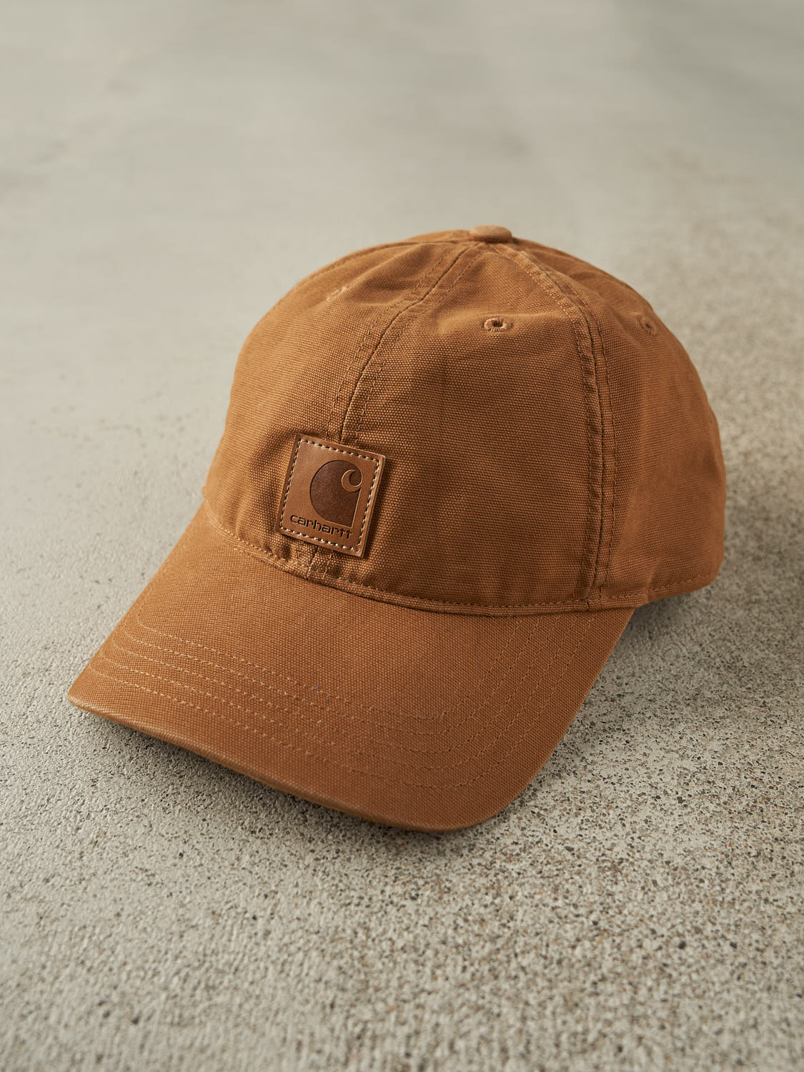 Vintage Y2K Camel Carhartt Embroidered Velcro Hat (O/S)