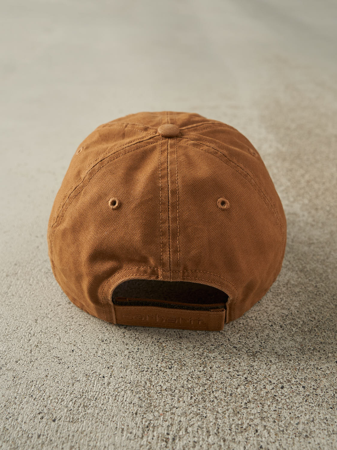 Vintage Y2K Camel Carhartt Embroidered Velcro Hat (O/S)