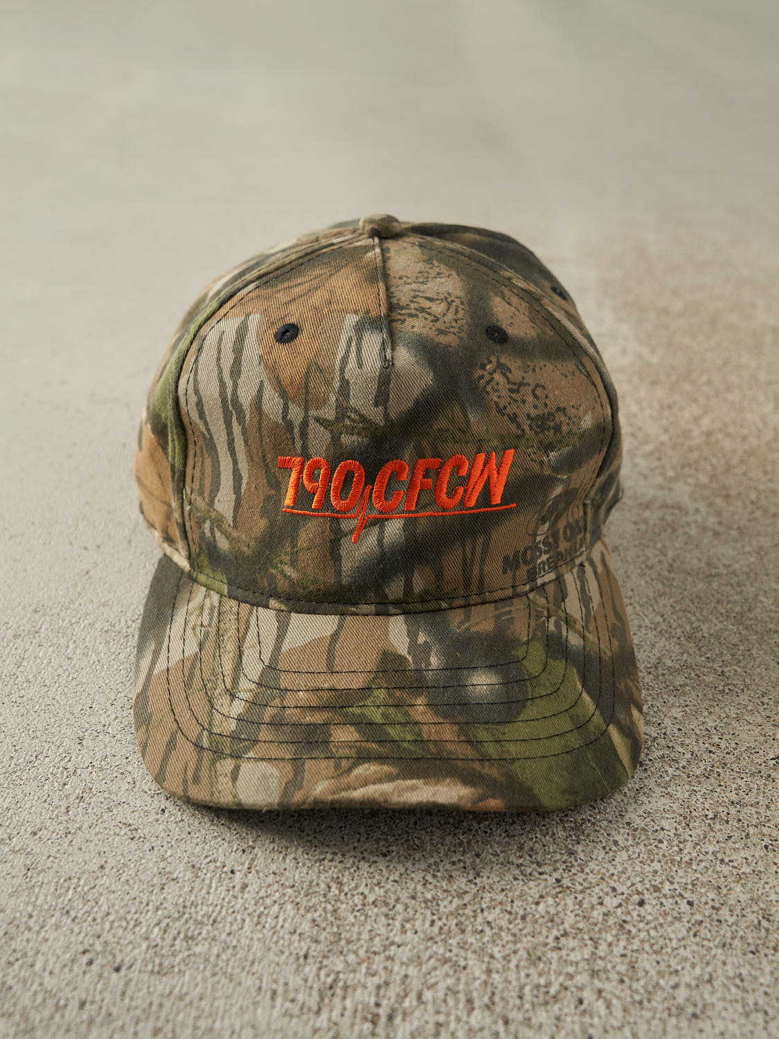 Vintage Y2K Camo Mossy Oak Embroidered Strapback (O/S)