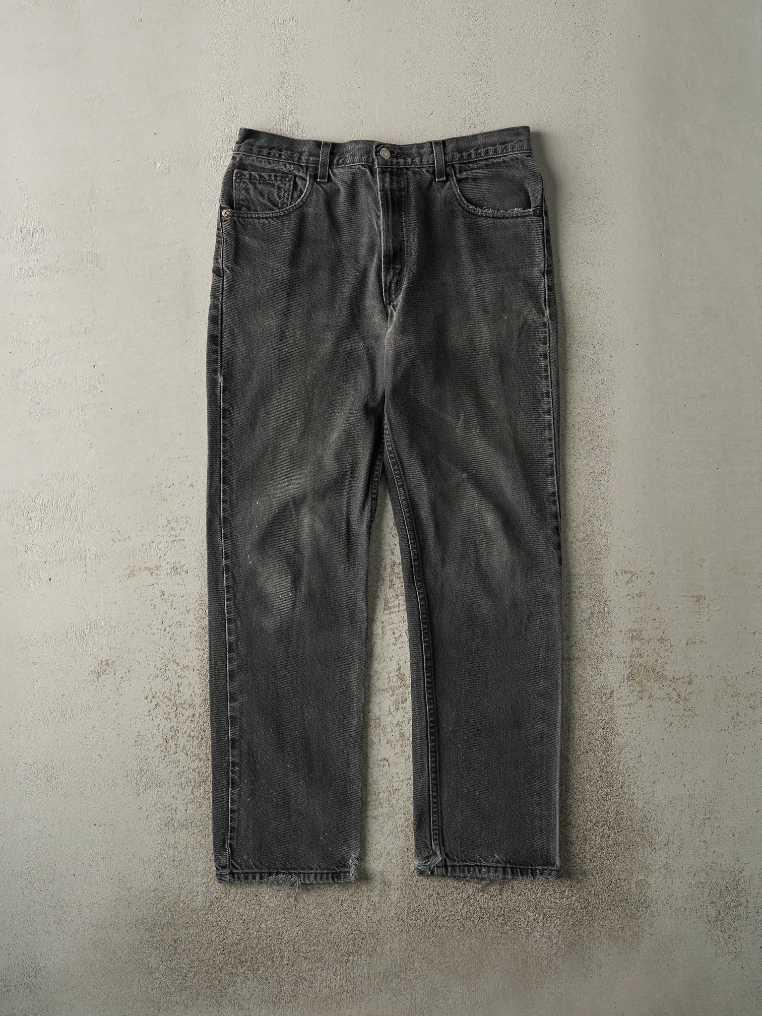 Vintage Y2K Faded Black Levi's Slim Fit Denim Pants (34x31)