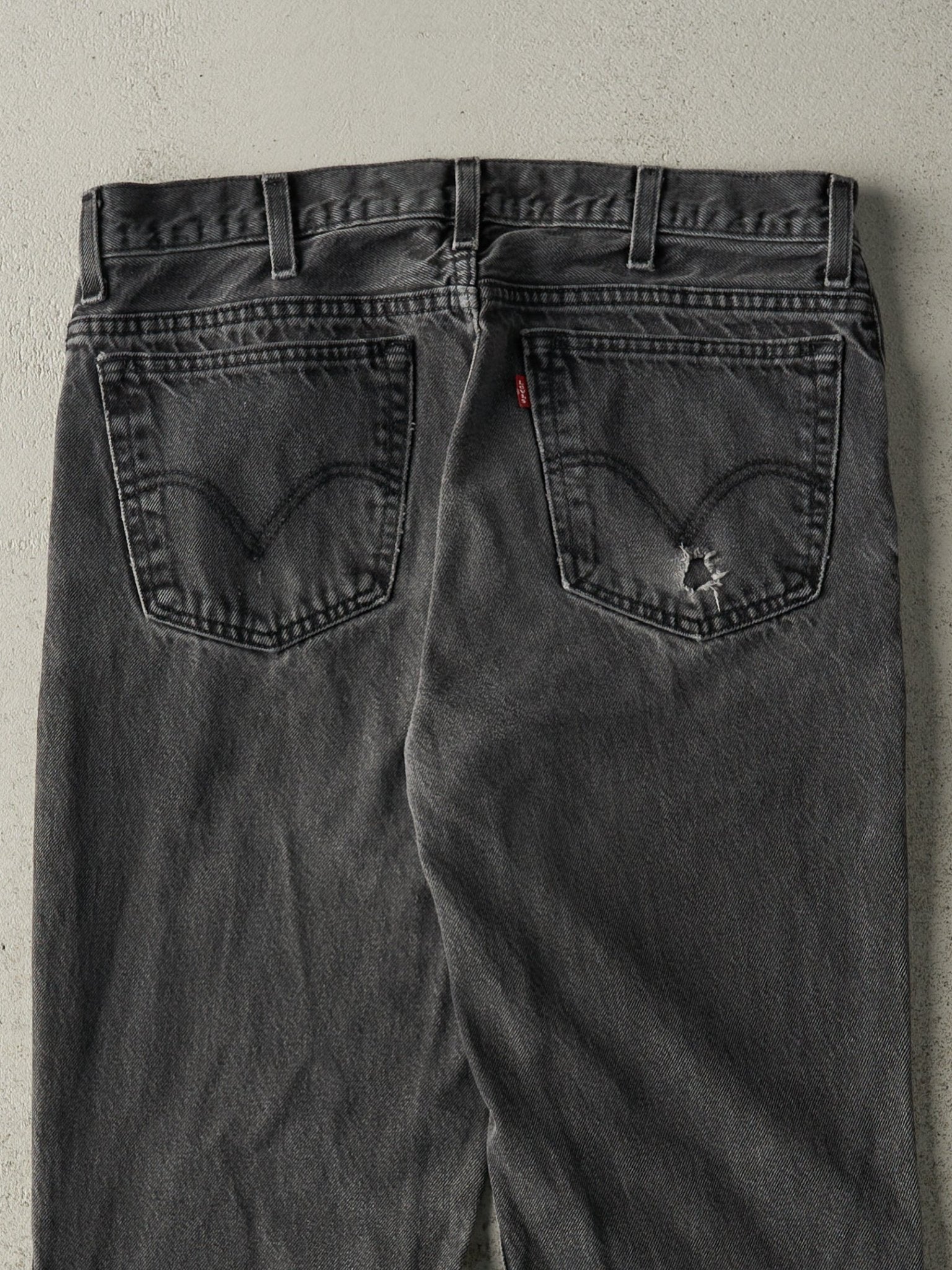 Vintage Y2K Faded Black Levi's Slim Fit Denim Pants (34x31)