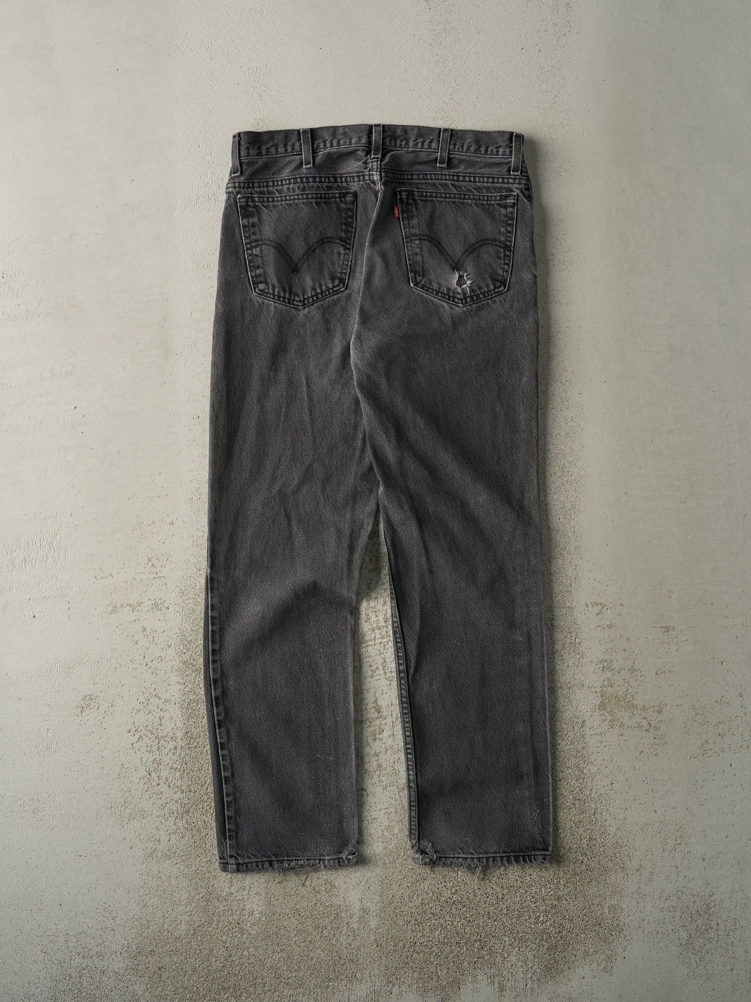 Vintage Y2K Faded Black Levi's Slim Fit Denim Pants (34x31)