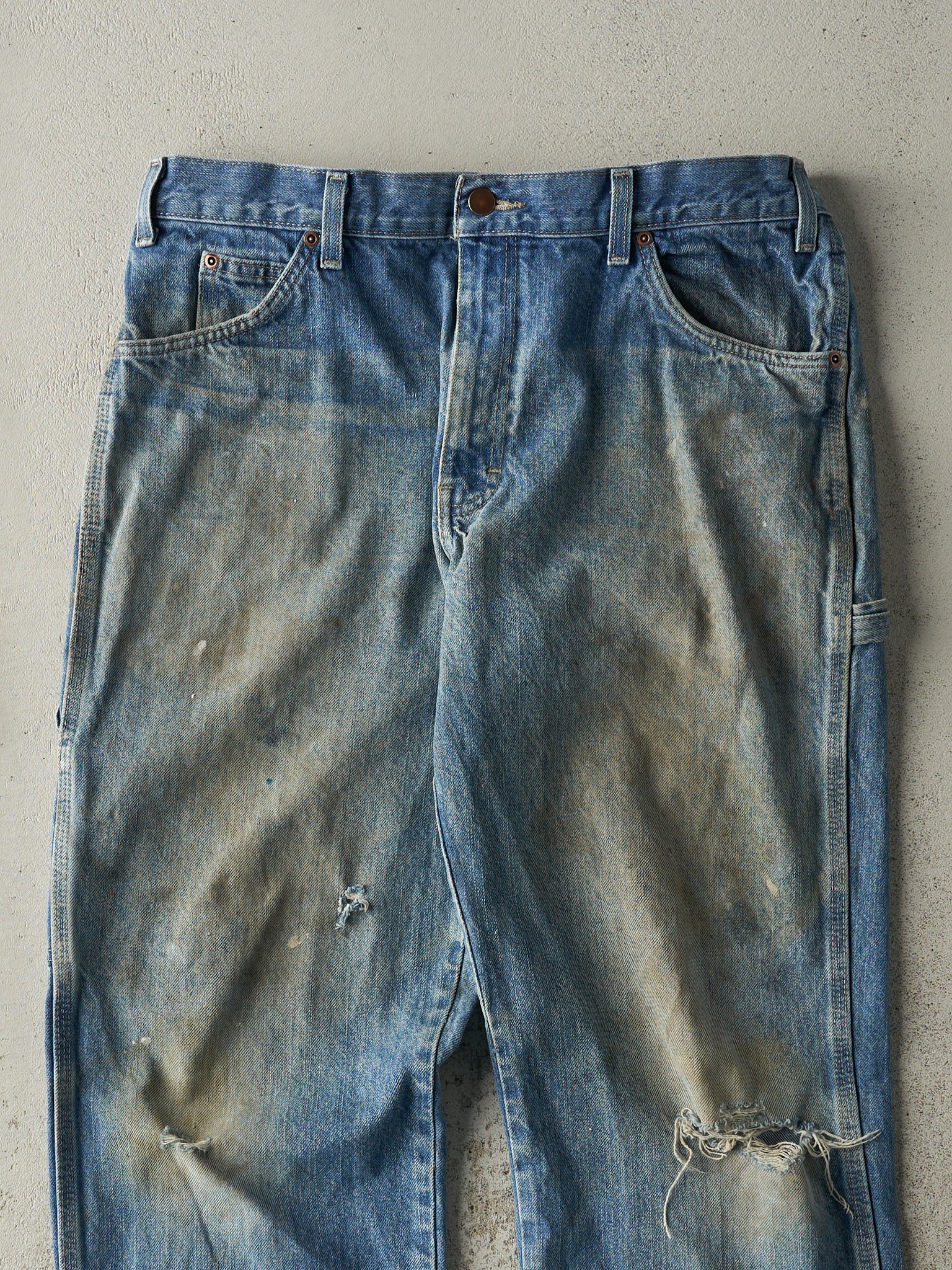 Vintage 90s Mid Wash Dickies Carpenter Jeans (35.5x34.5)