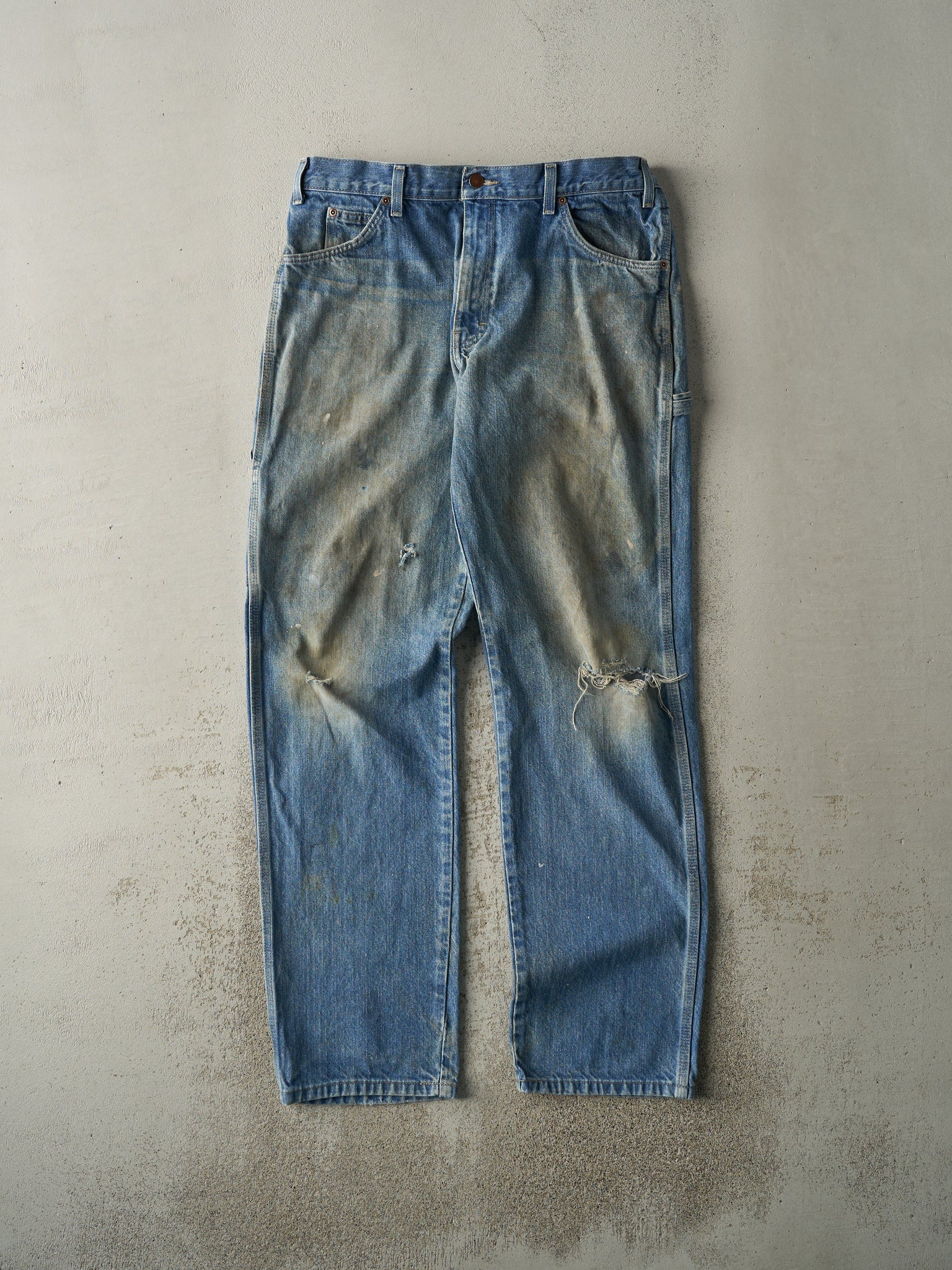 Vintage 90s Mid Wash Dickies Carpenter Jeans (35.5x34.5)