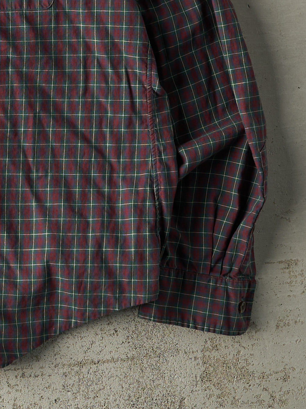 Vintage Y2K Red Plaid Polo Ralph Lauren Button Up (M)