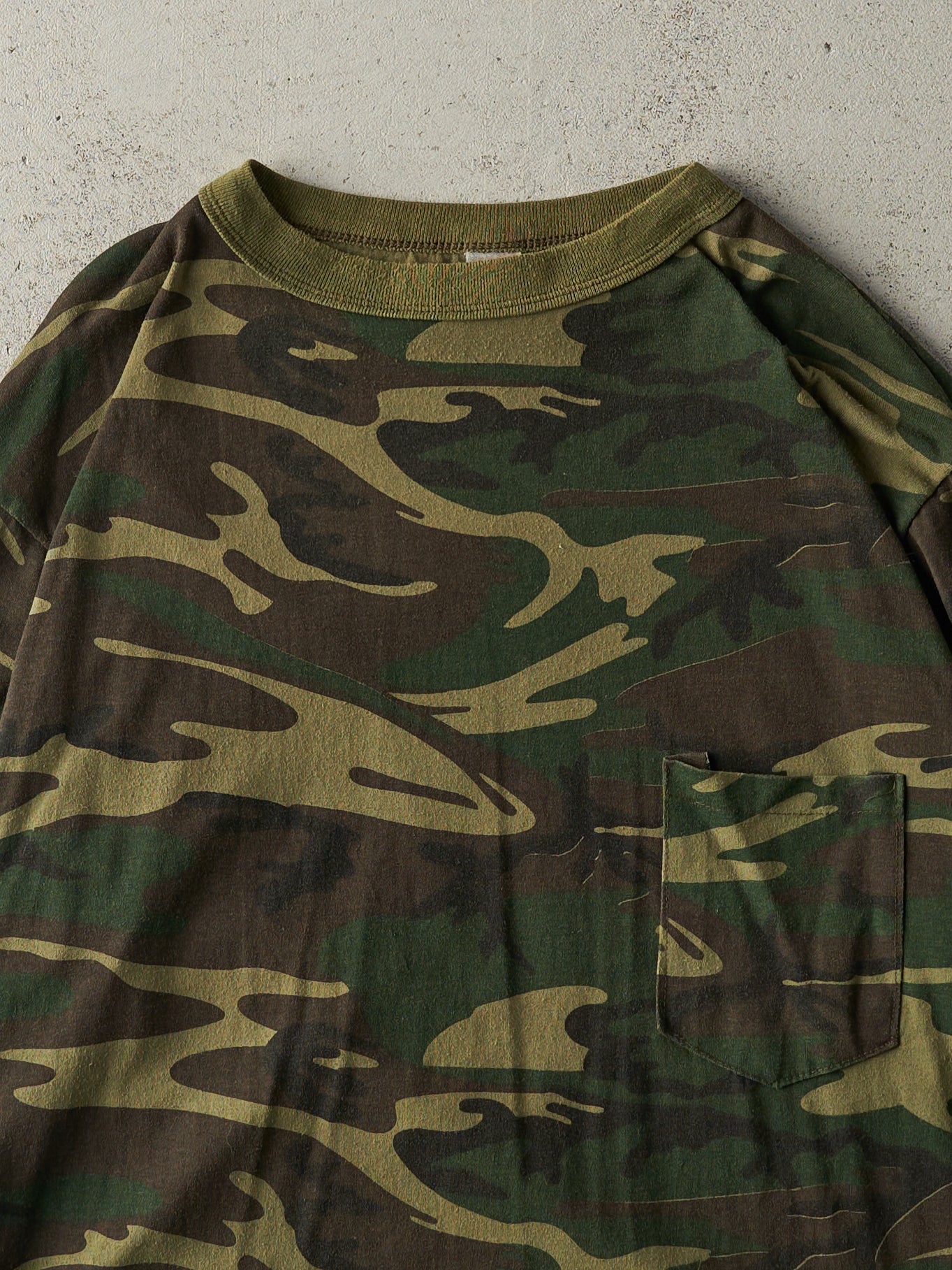 Vintage 90s Camo Pocket Long Sleeve (L/XL)
