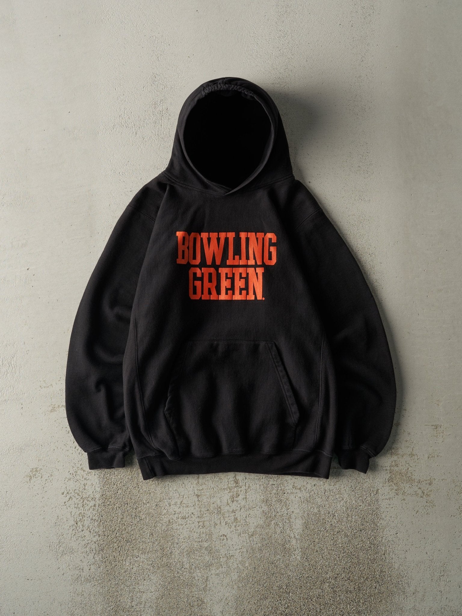 Vintage Y2K Black Bowling Green Hoodie (M)