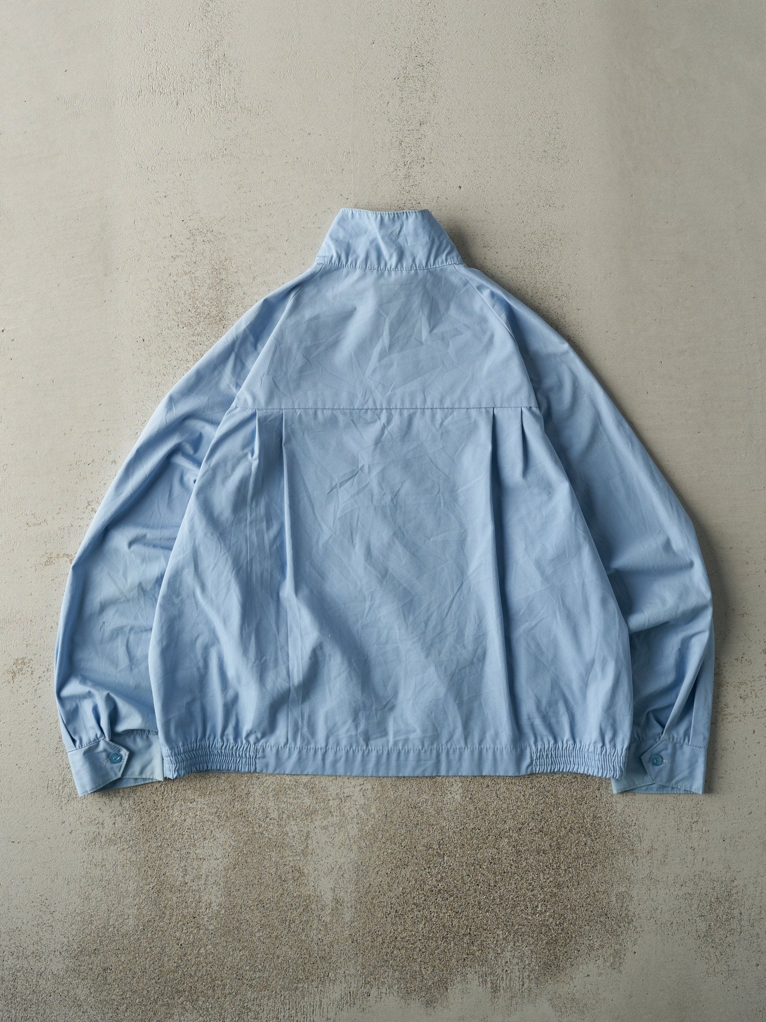 Vintage 80s Baby Blue Harrington Jacket (L)