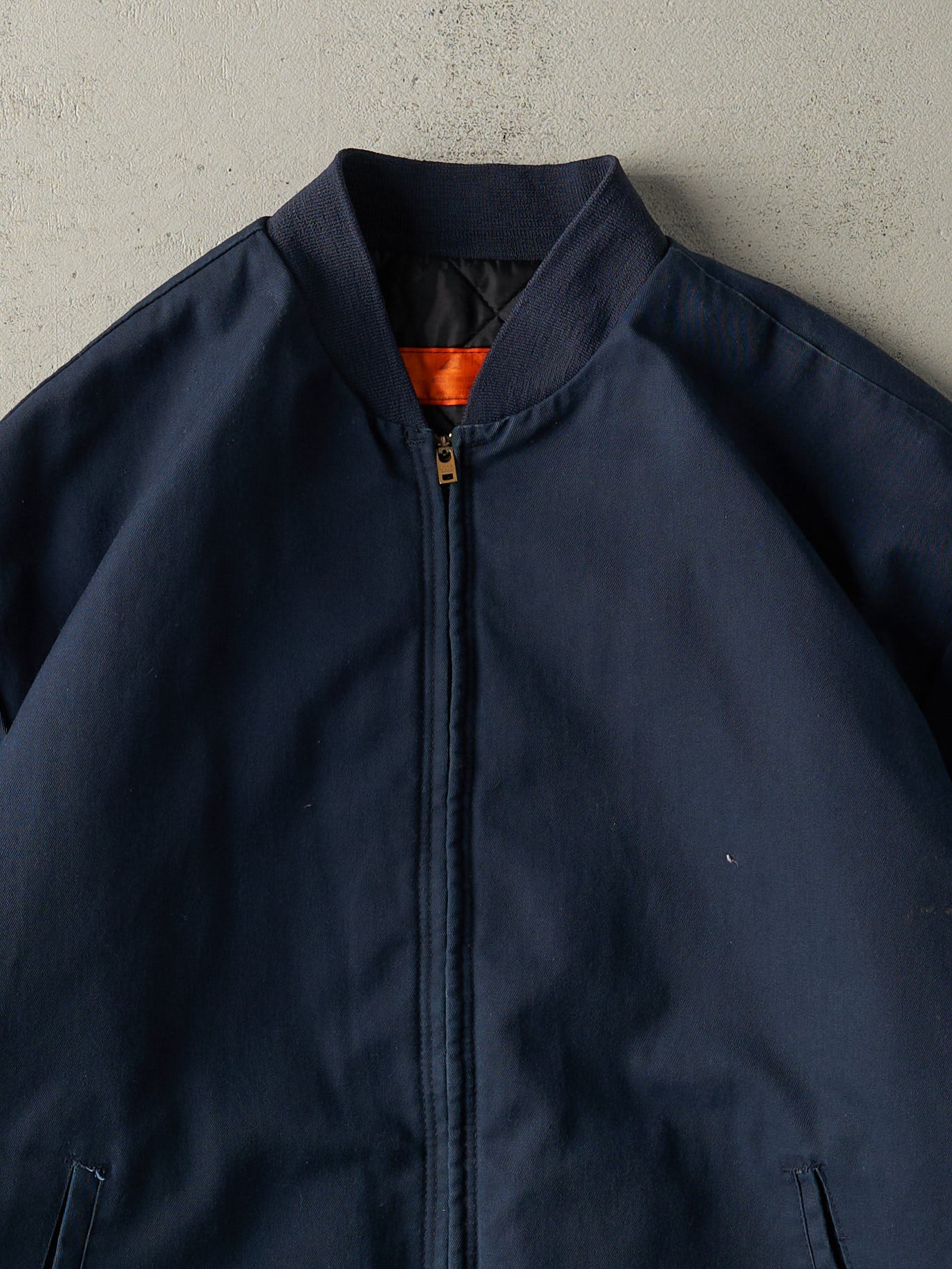 Vintage 90s Navy Blue Workwear Jacket (XL)