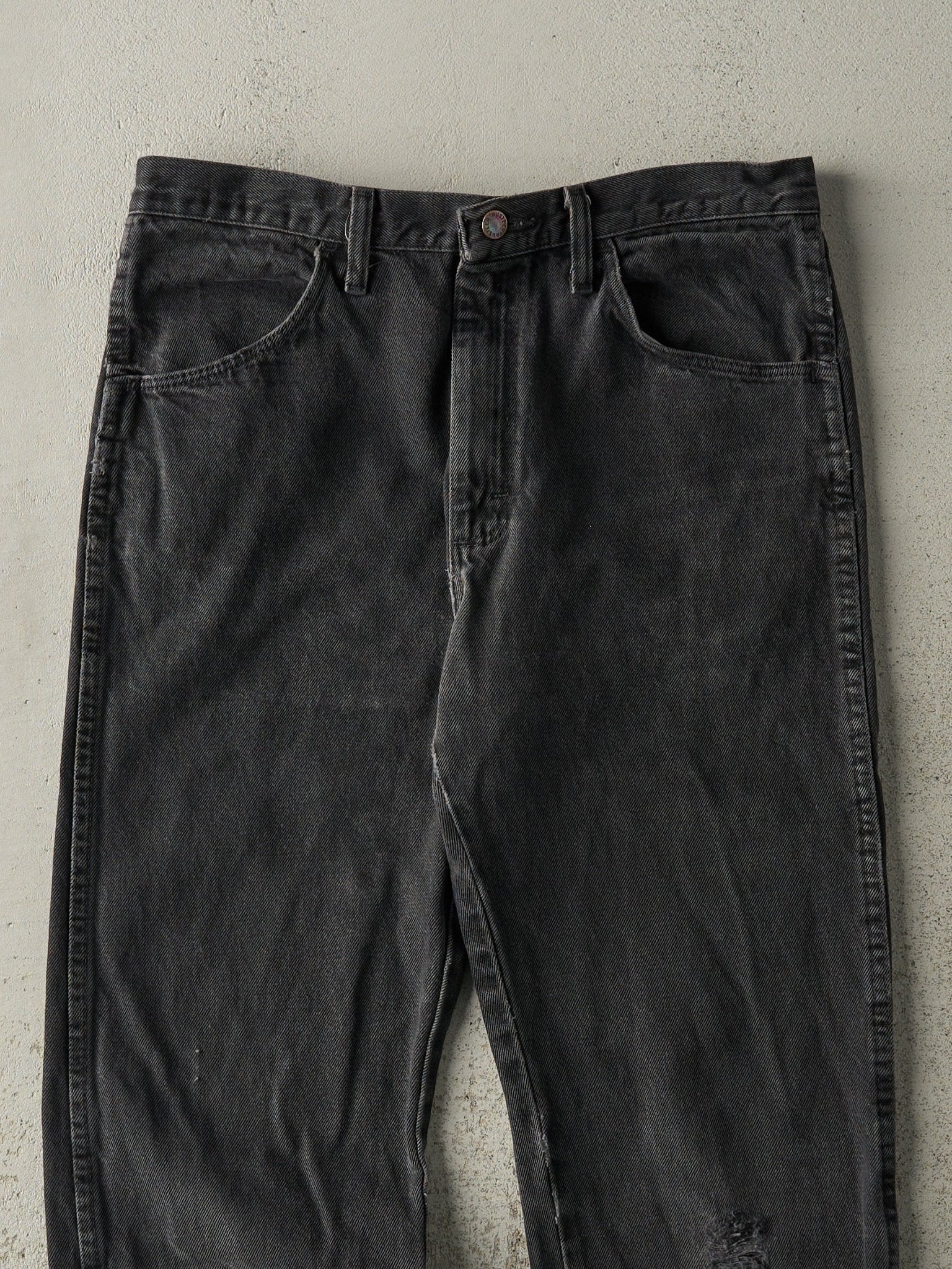 Vintage 90s Black Rustler Jeans (33x31)
