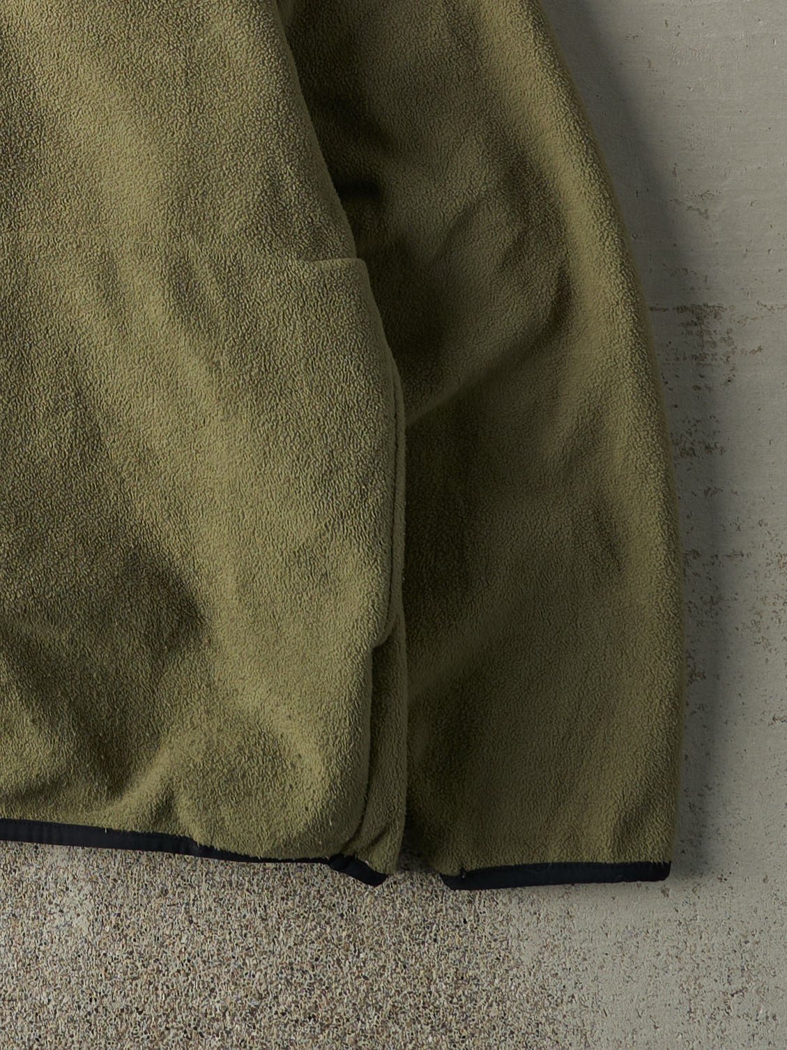 Vintage Y2K Green Nautica Embroidered Logo Quarter Zip Fleece (L)