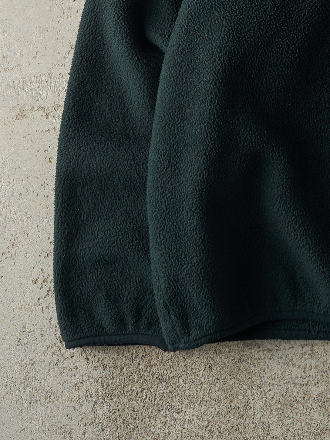 Vintage Y2K Forest Green Patagonia Quarter Button Fleece (L)