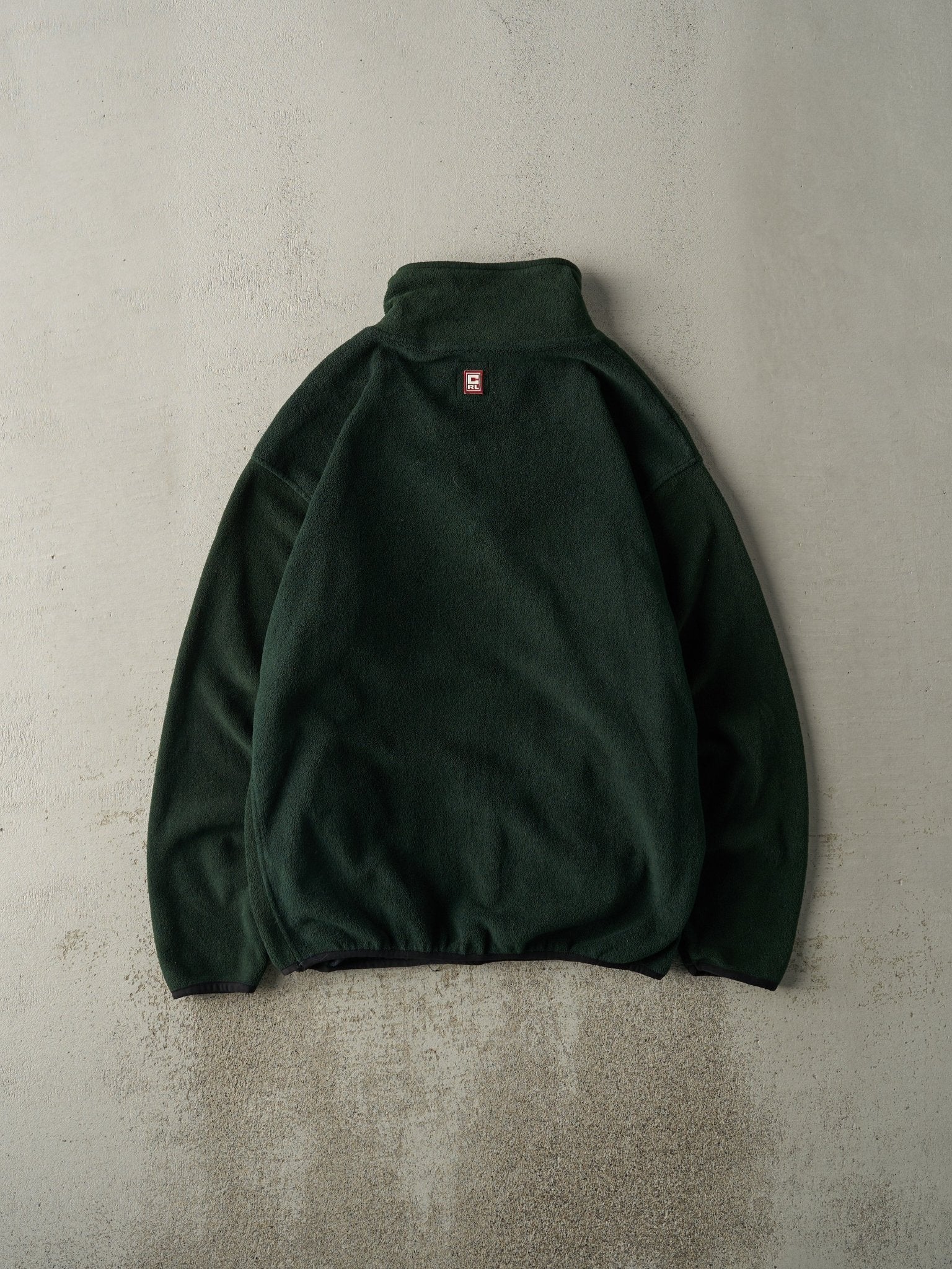 Vintage 90s Forest Green Chaps Ralph Lauren Quarter Zip Fleece (L)