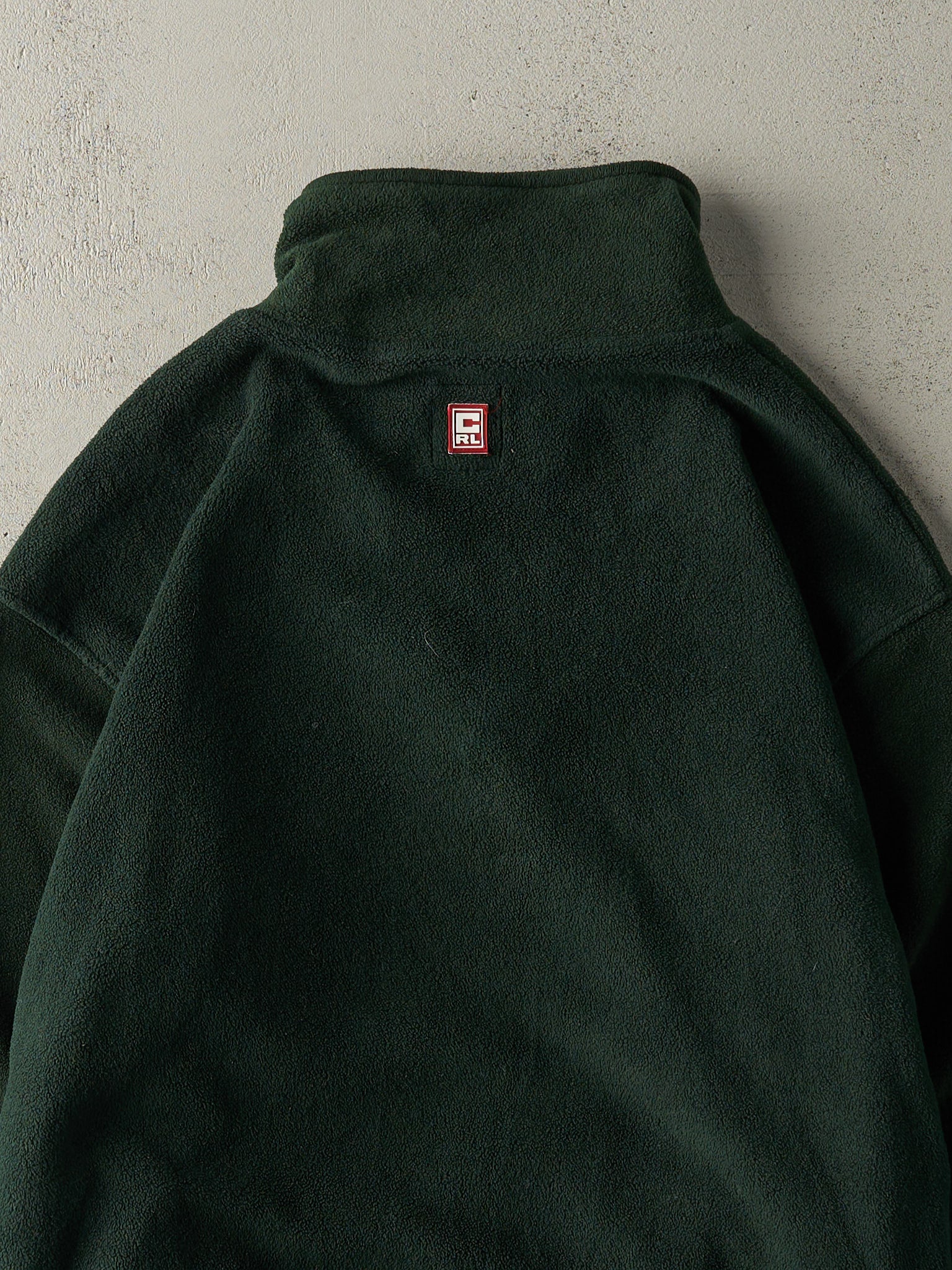 Vintage 90s Forest Green Chaps Ralph Lauren Quarter Zip Fleece (L)